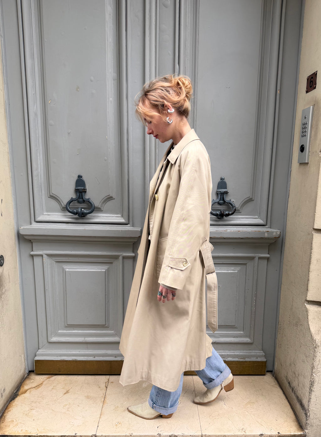 Trench Burberry beige clair
