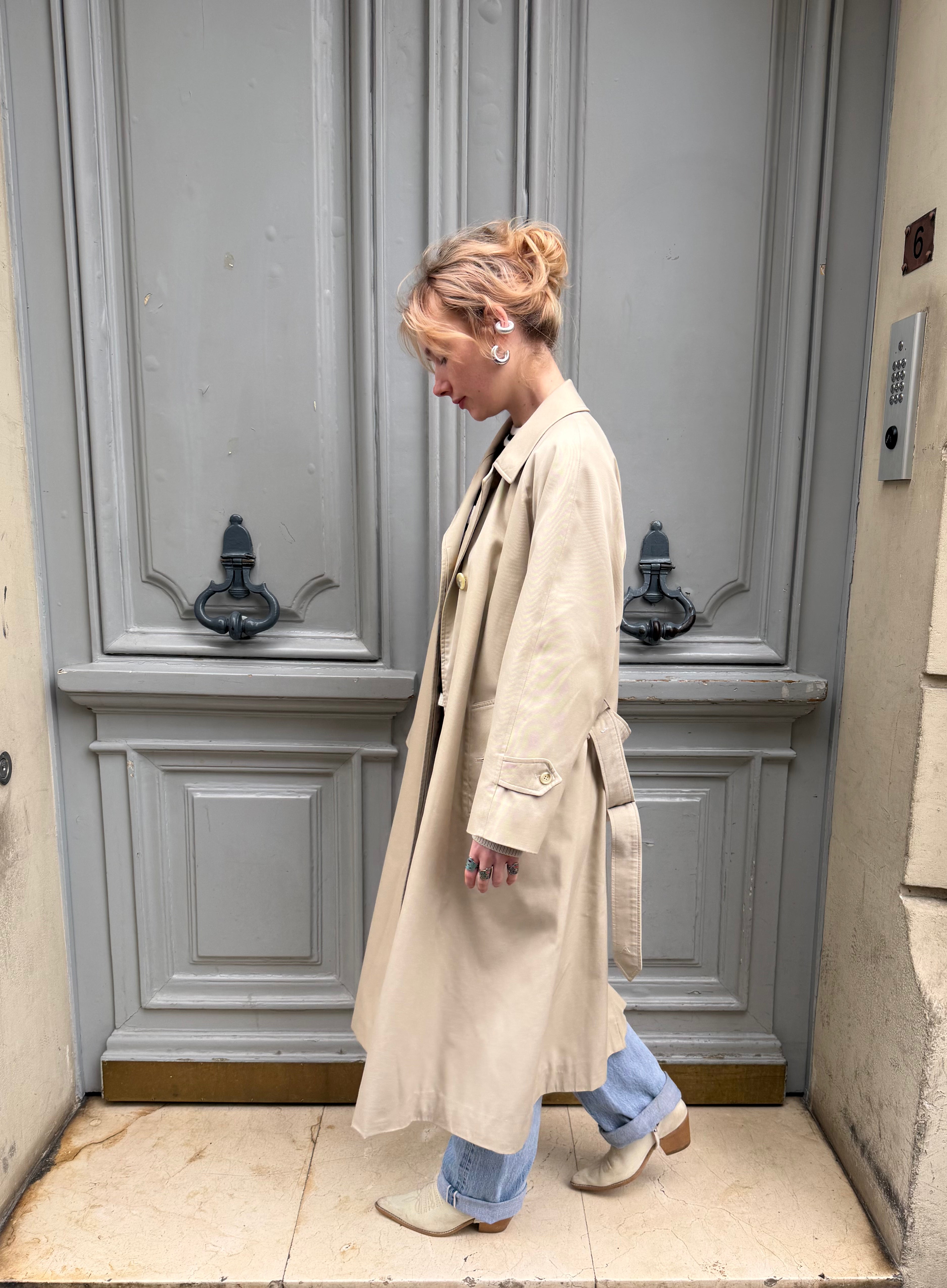 Trench Burberry beige clair