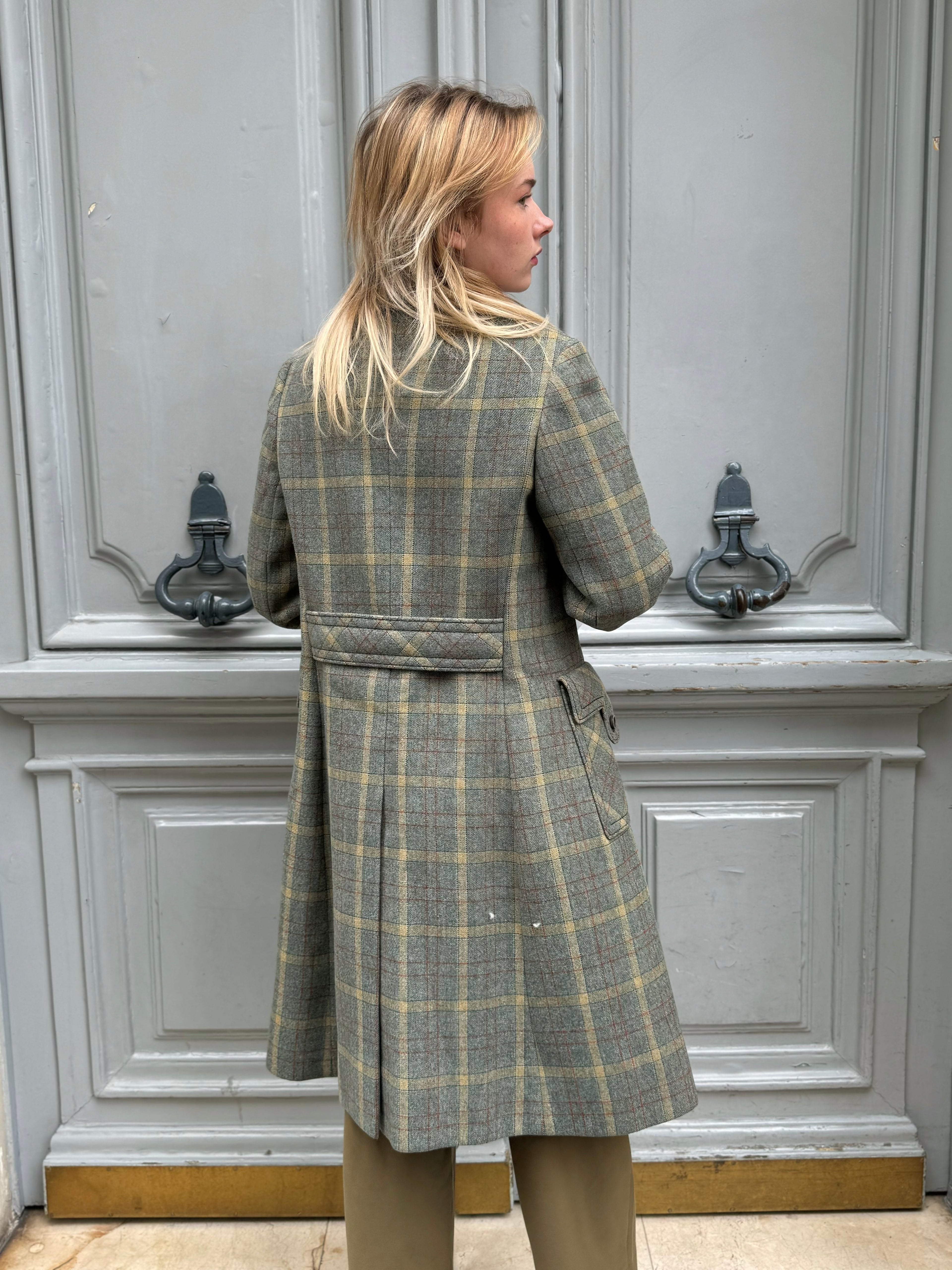 Manteau Weill à carreaux