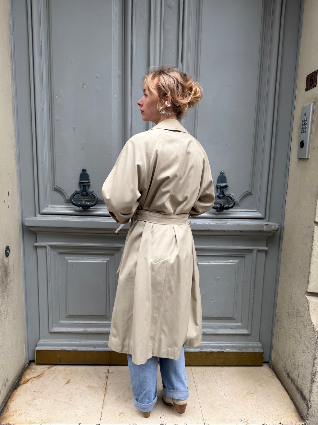 Trench Burberry beige clair