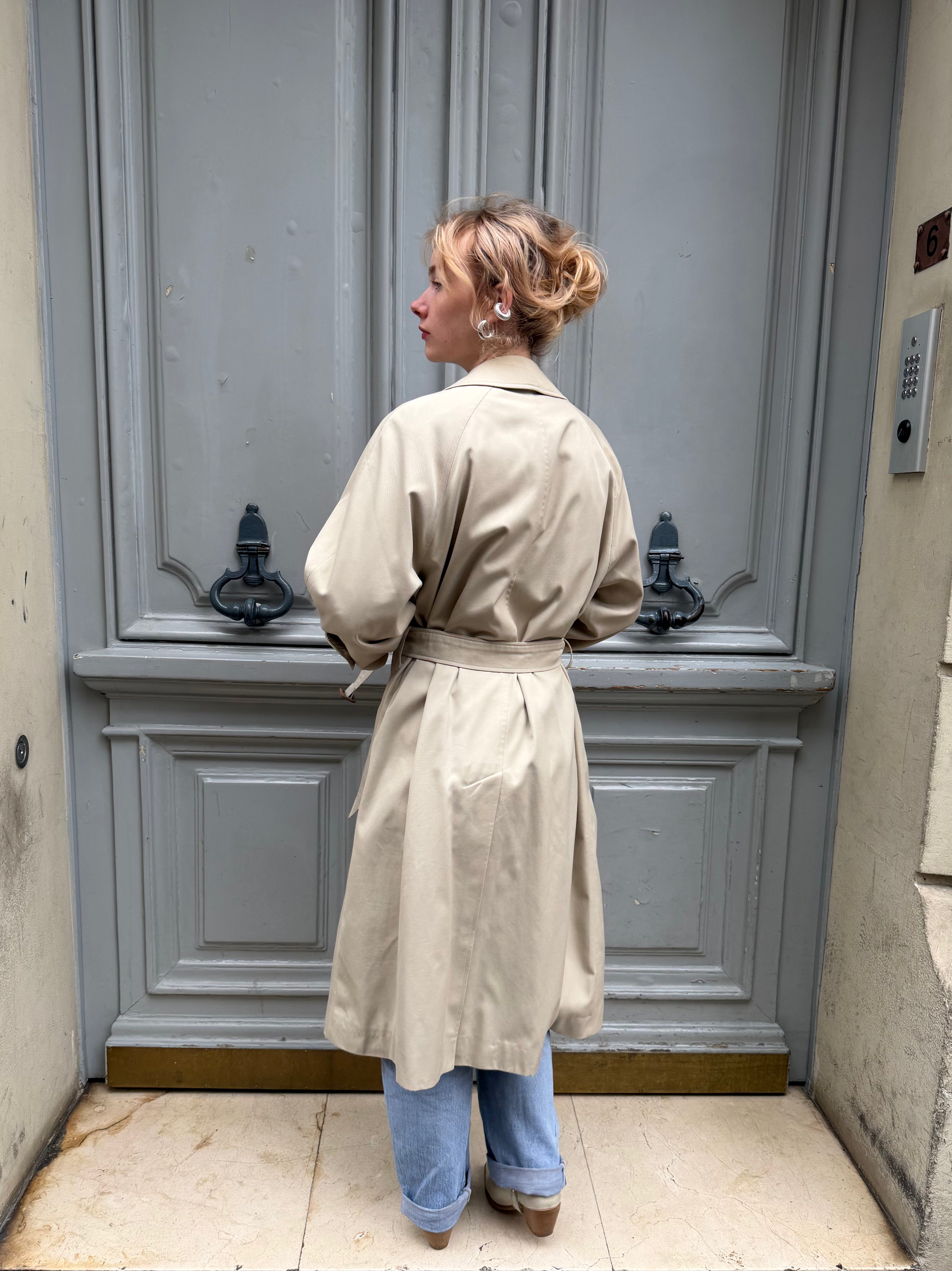 Trench Burberry beige clair