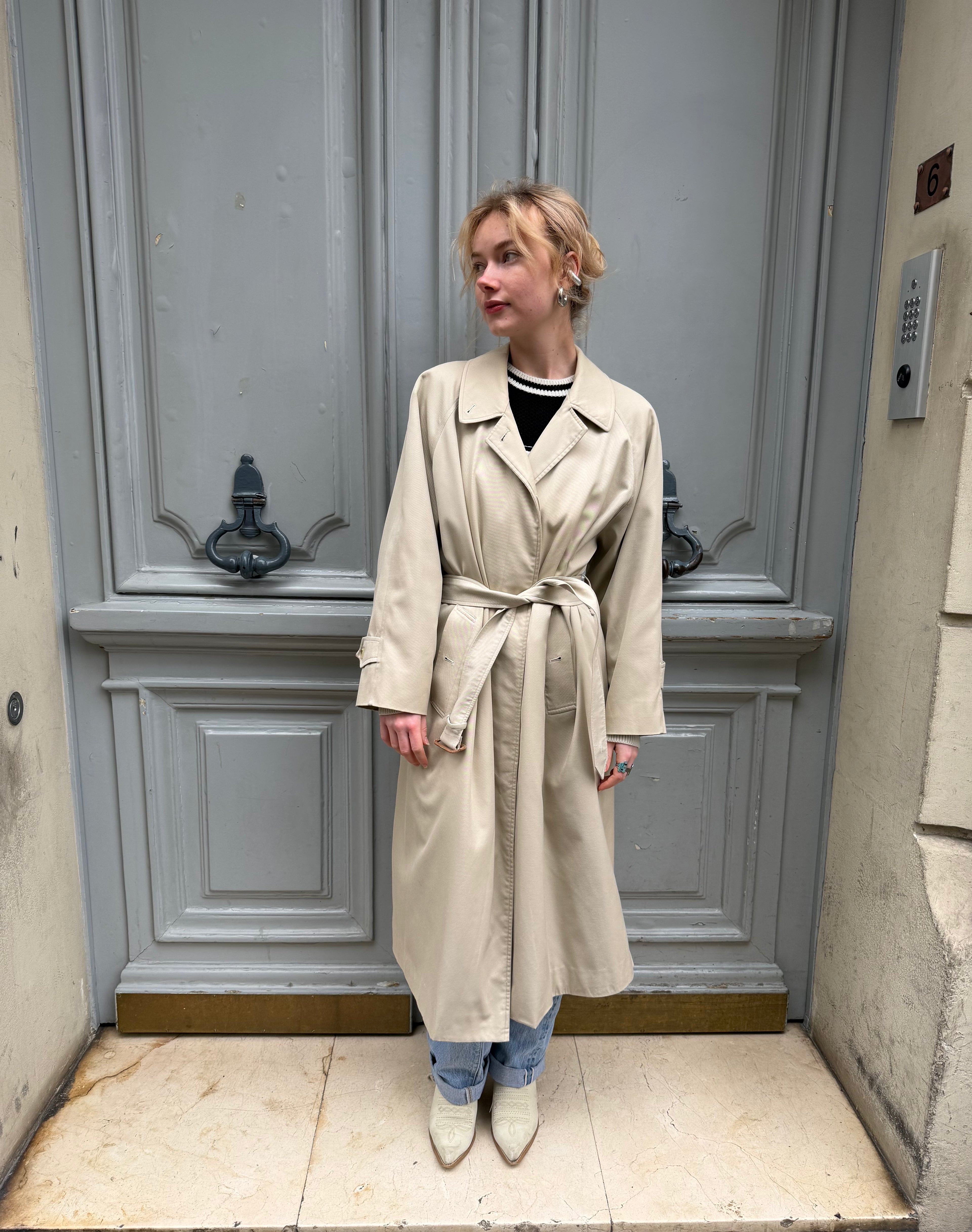 Trench Burberry beige clair