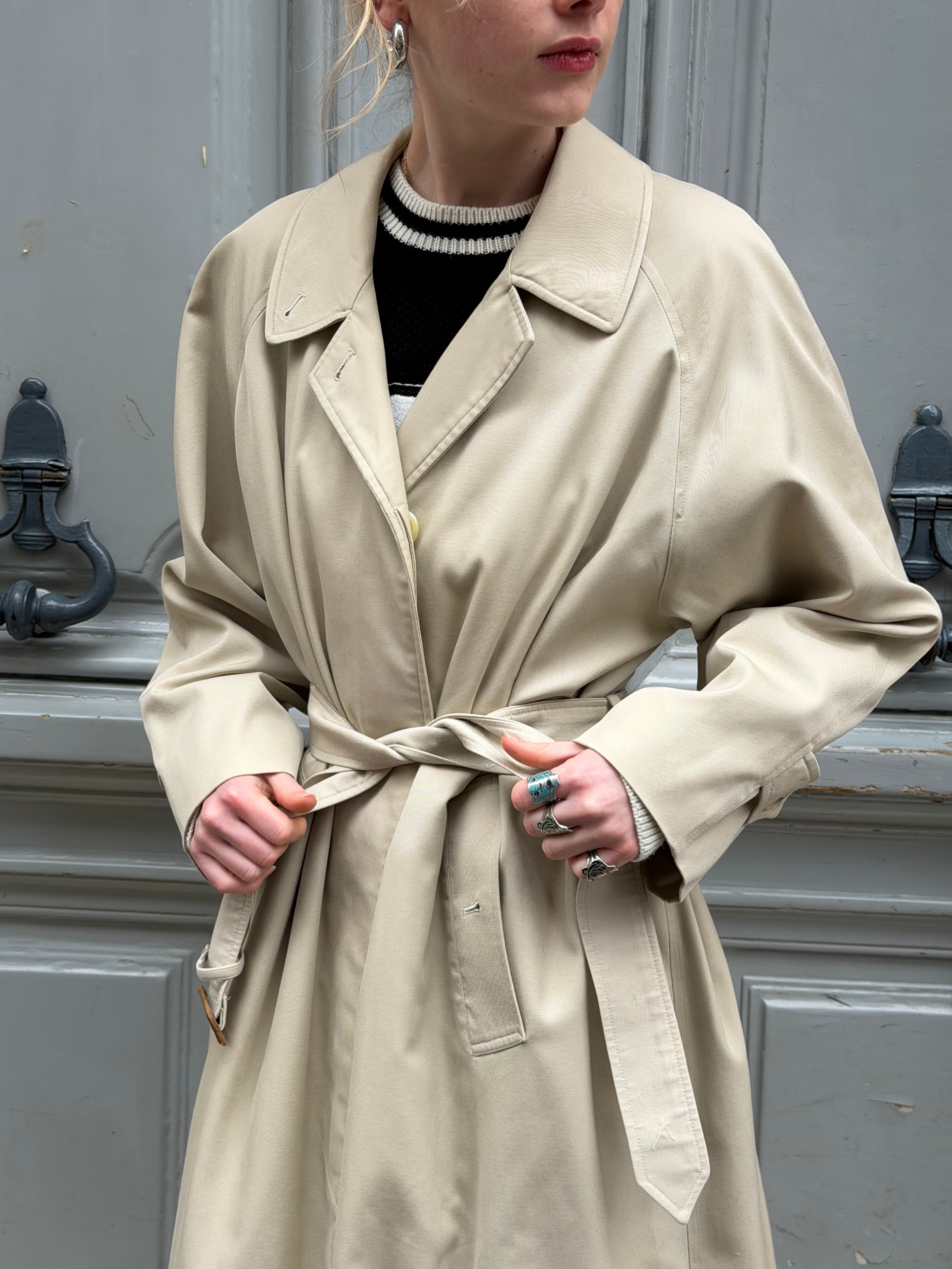 Trench Burberry beige clair