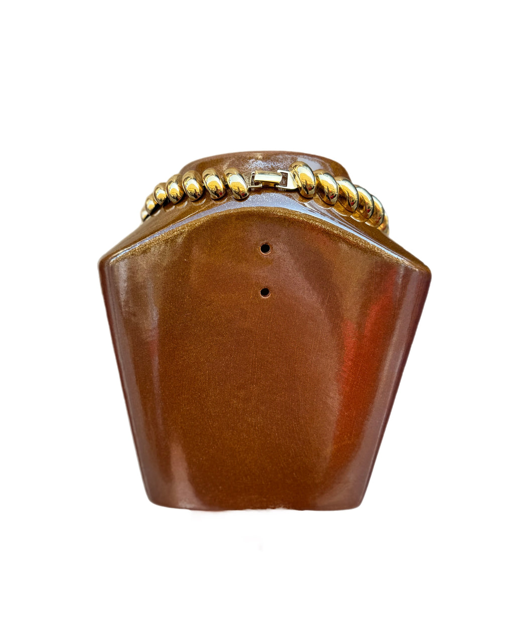 Collier à maillons doré Napier