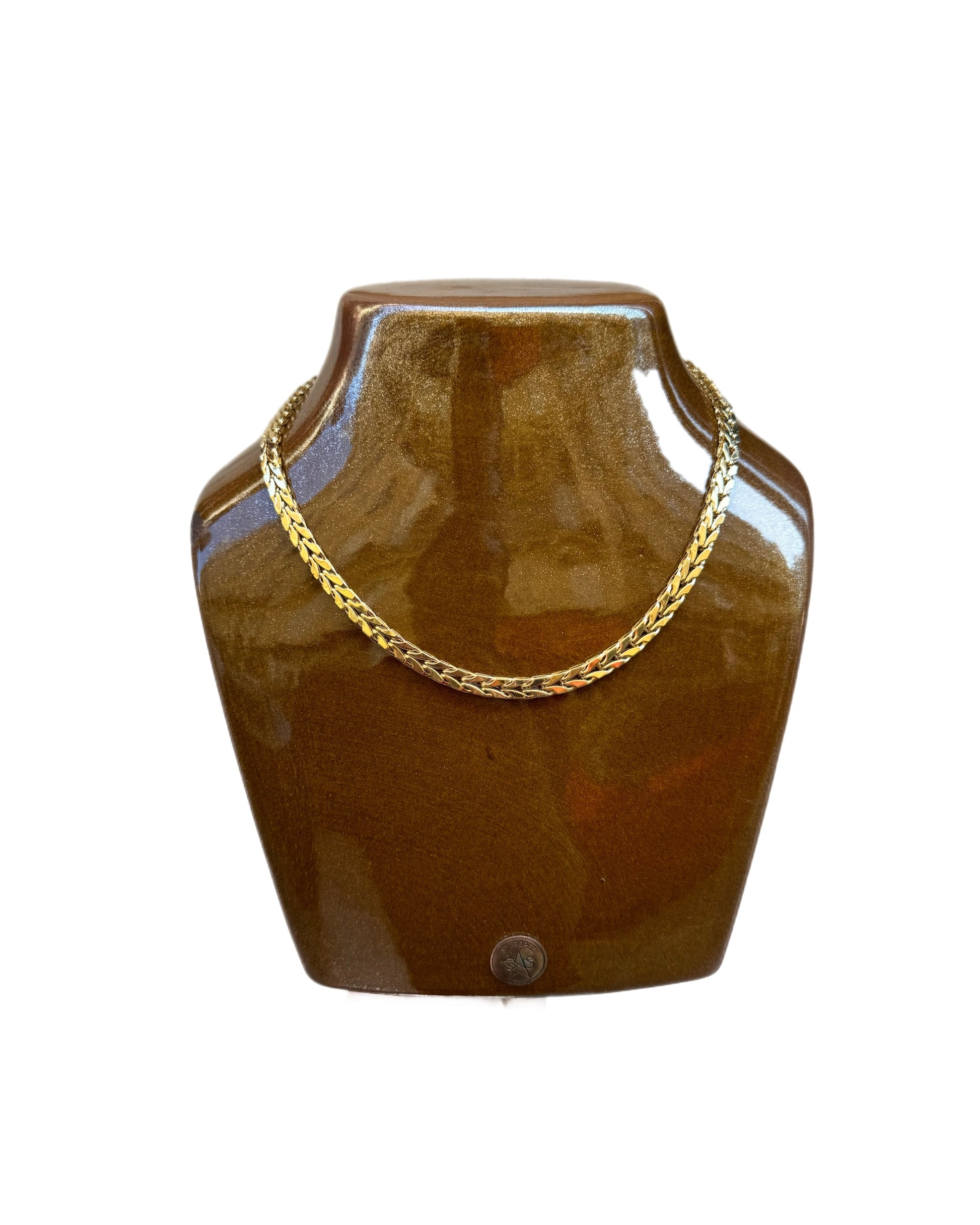 Collier à maillons dorés Monet