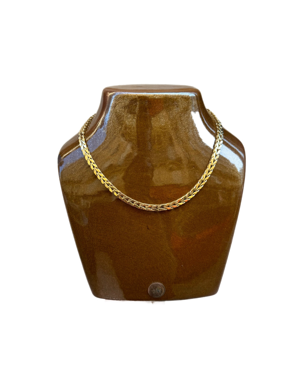 Collier à maillons dorés Monet
