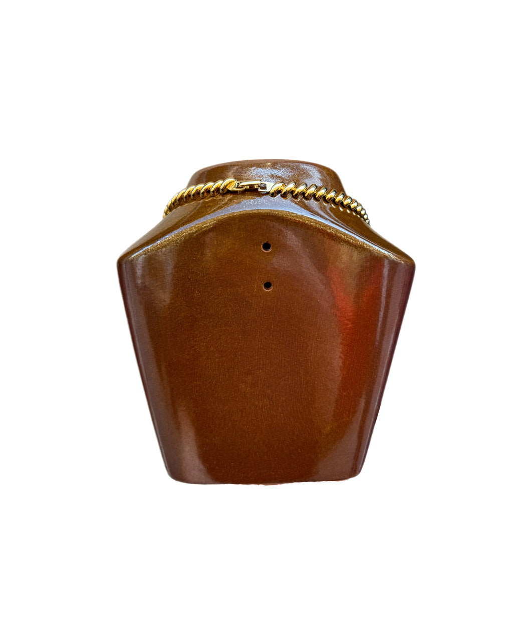Collier à maillons ovales doré Napier