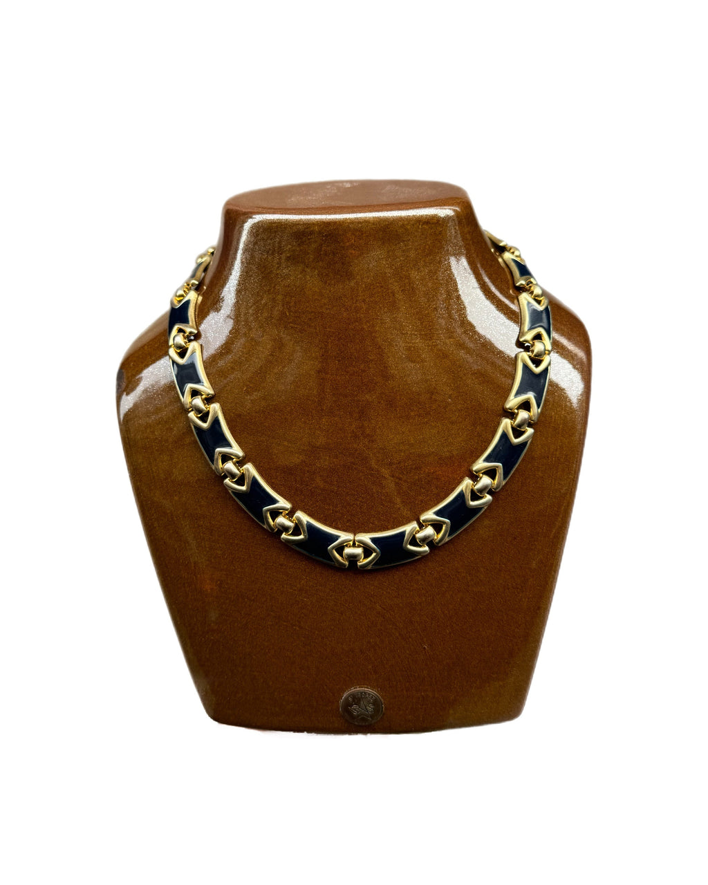 Collier marine en or Monet