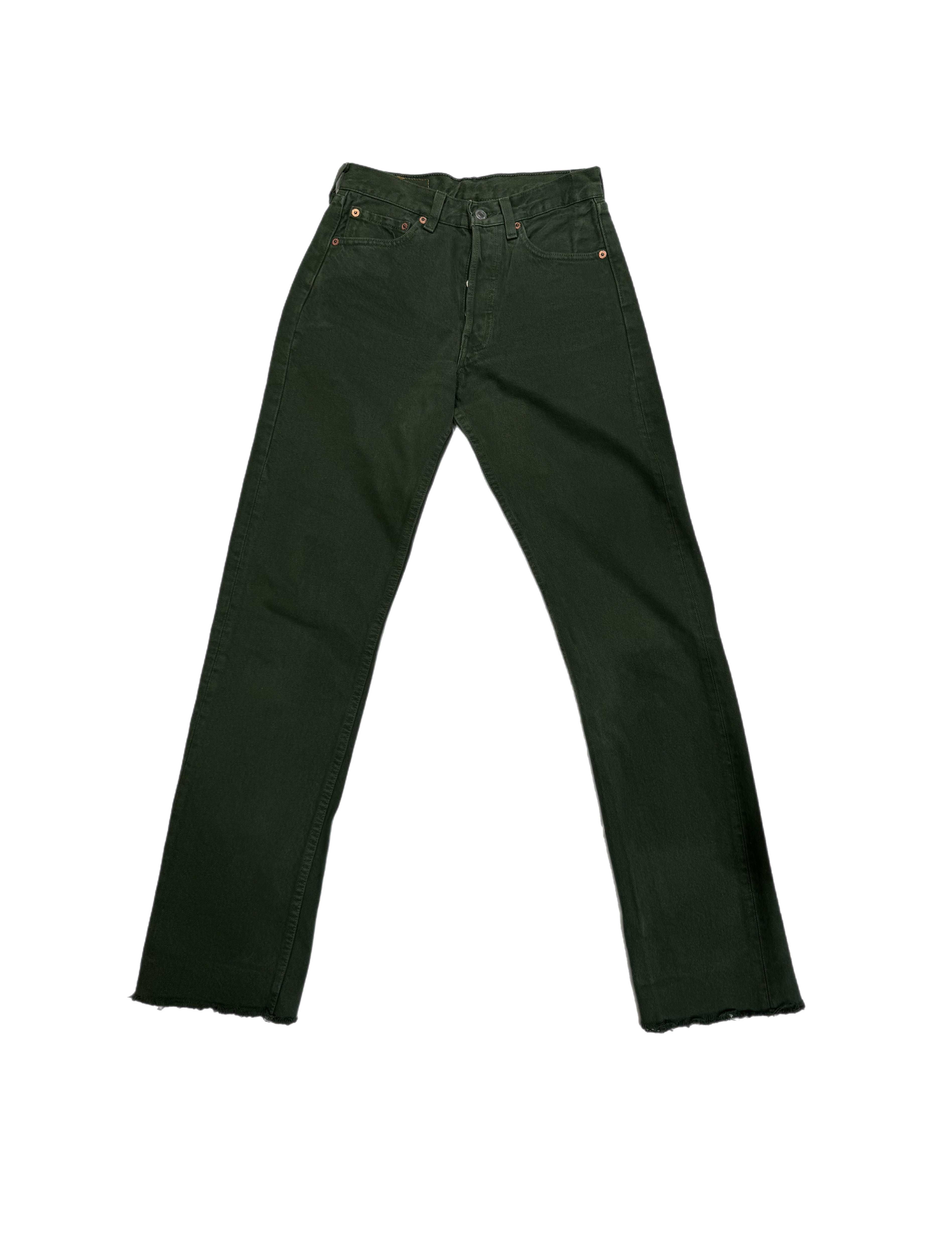 Jeans Levi's 501 W27 L34 kaki - numéro H4