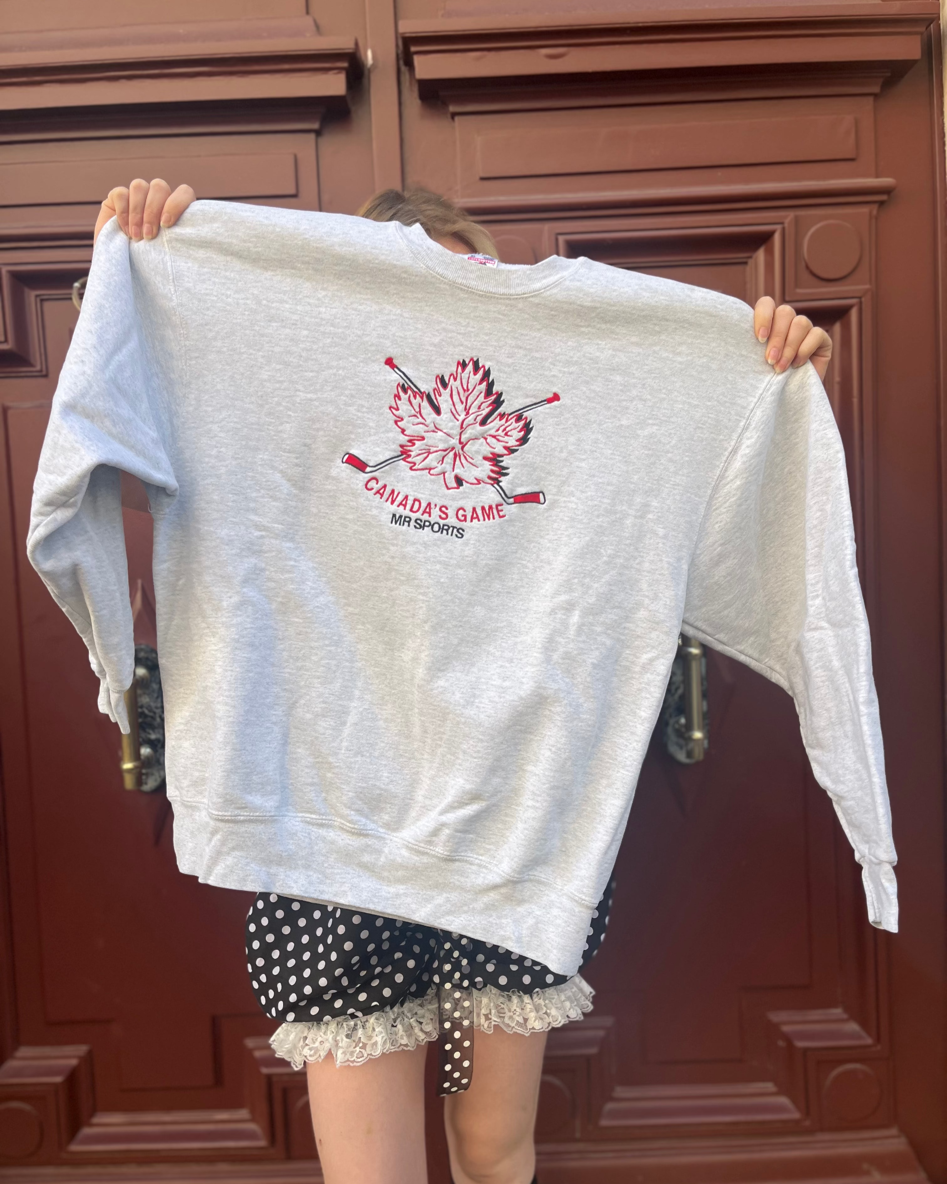 Sweat gris Canada