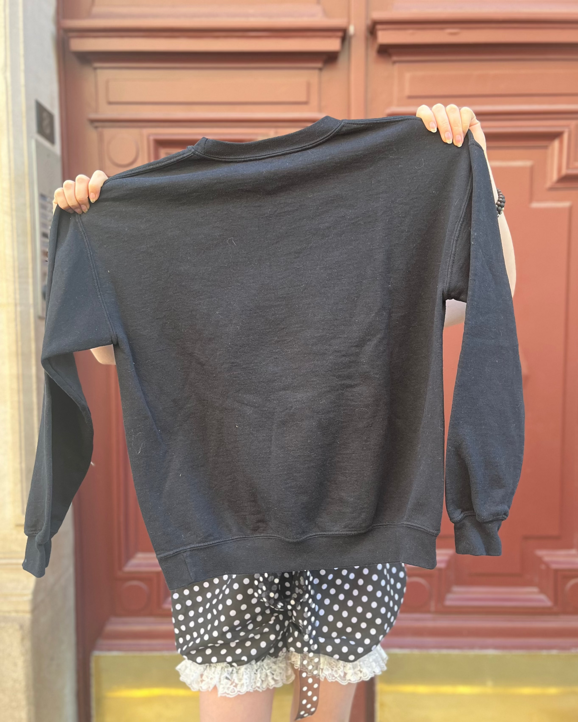 Sweat noir et blanc