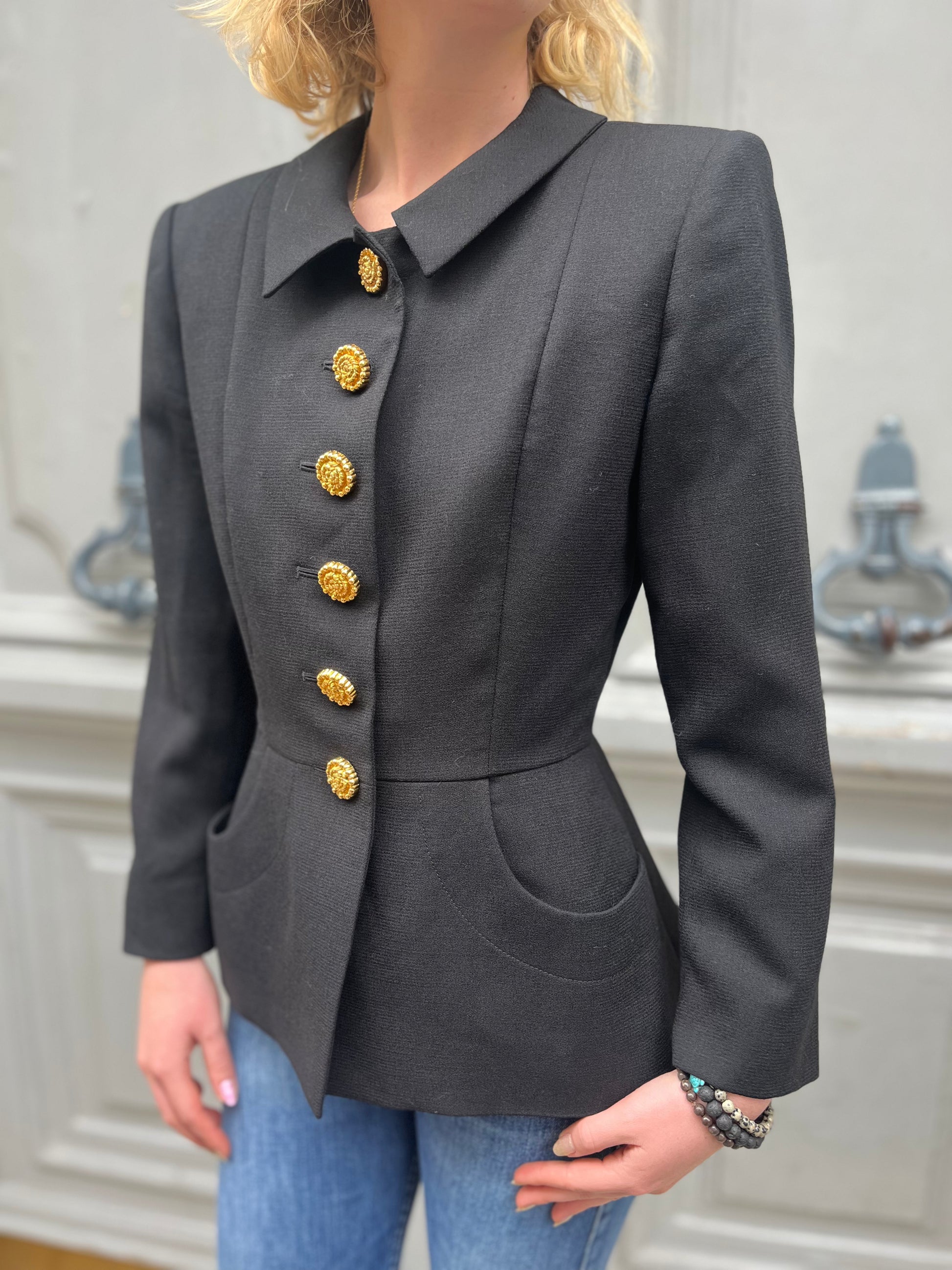 Veste YSL Variation à boutons dorés