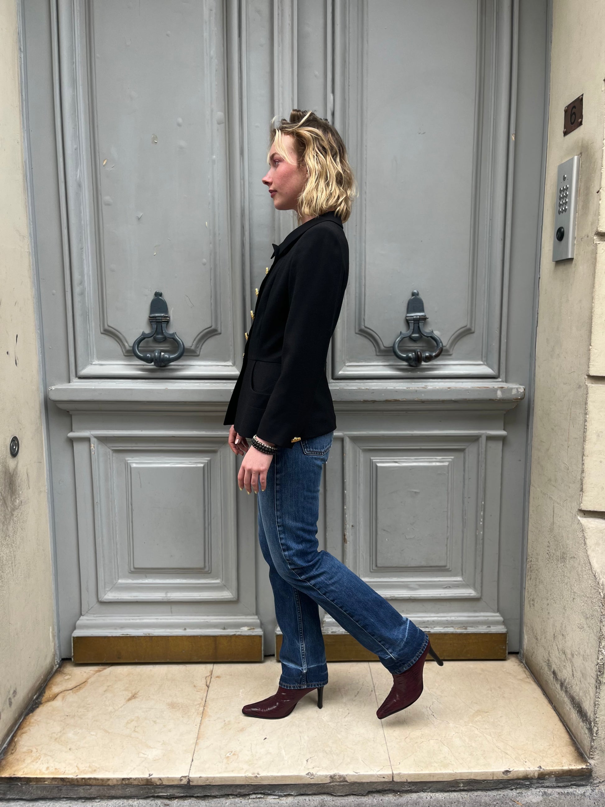 Veste YSL Variation à boutons dorés