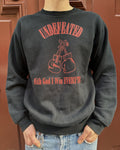 Sweat noir et rouge