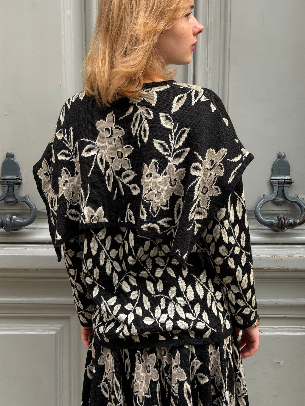 Ensemble Chacok en laine d’agneau – jupe & pull