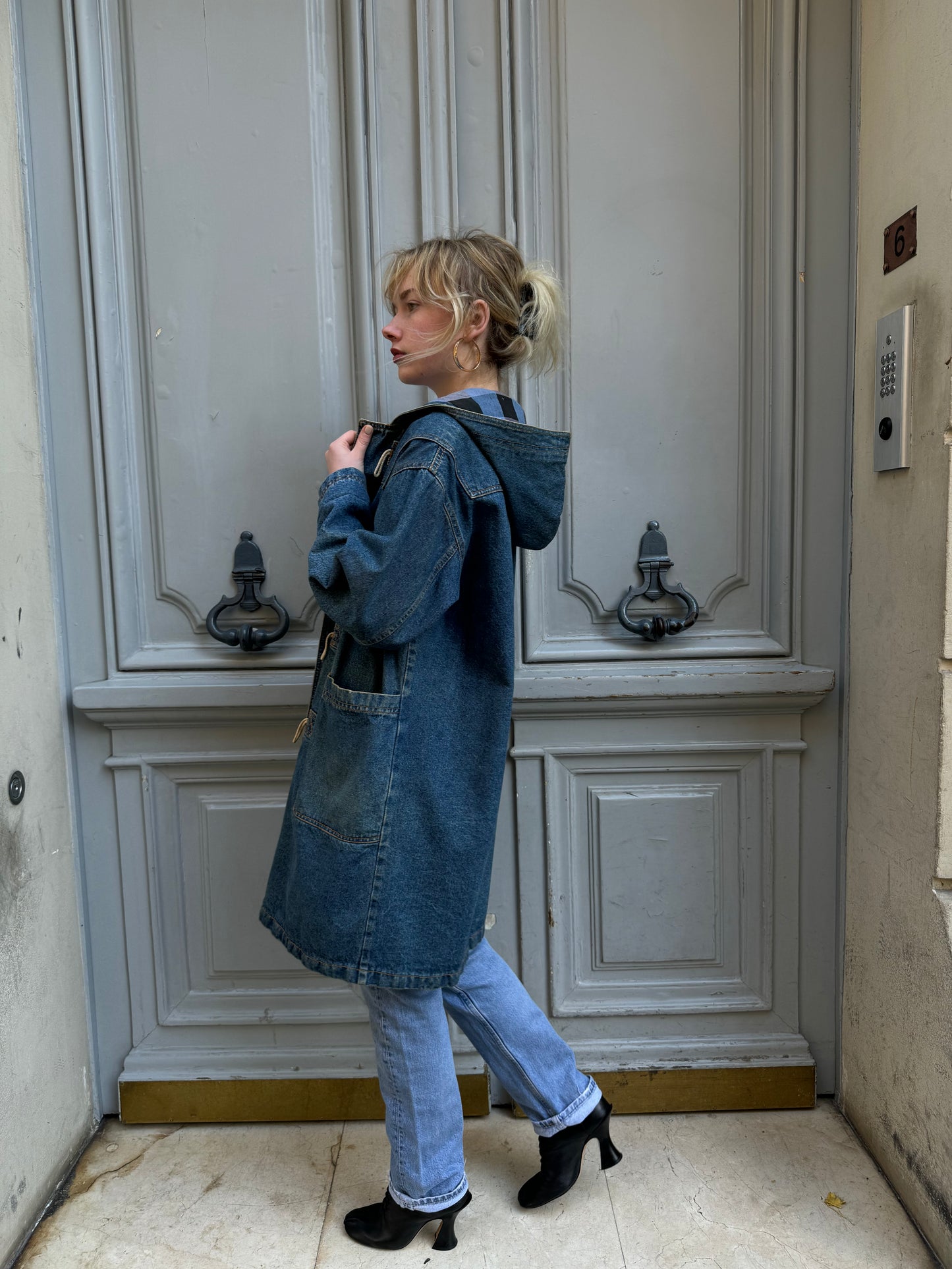 Veste oversize en jean