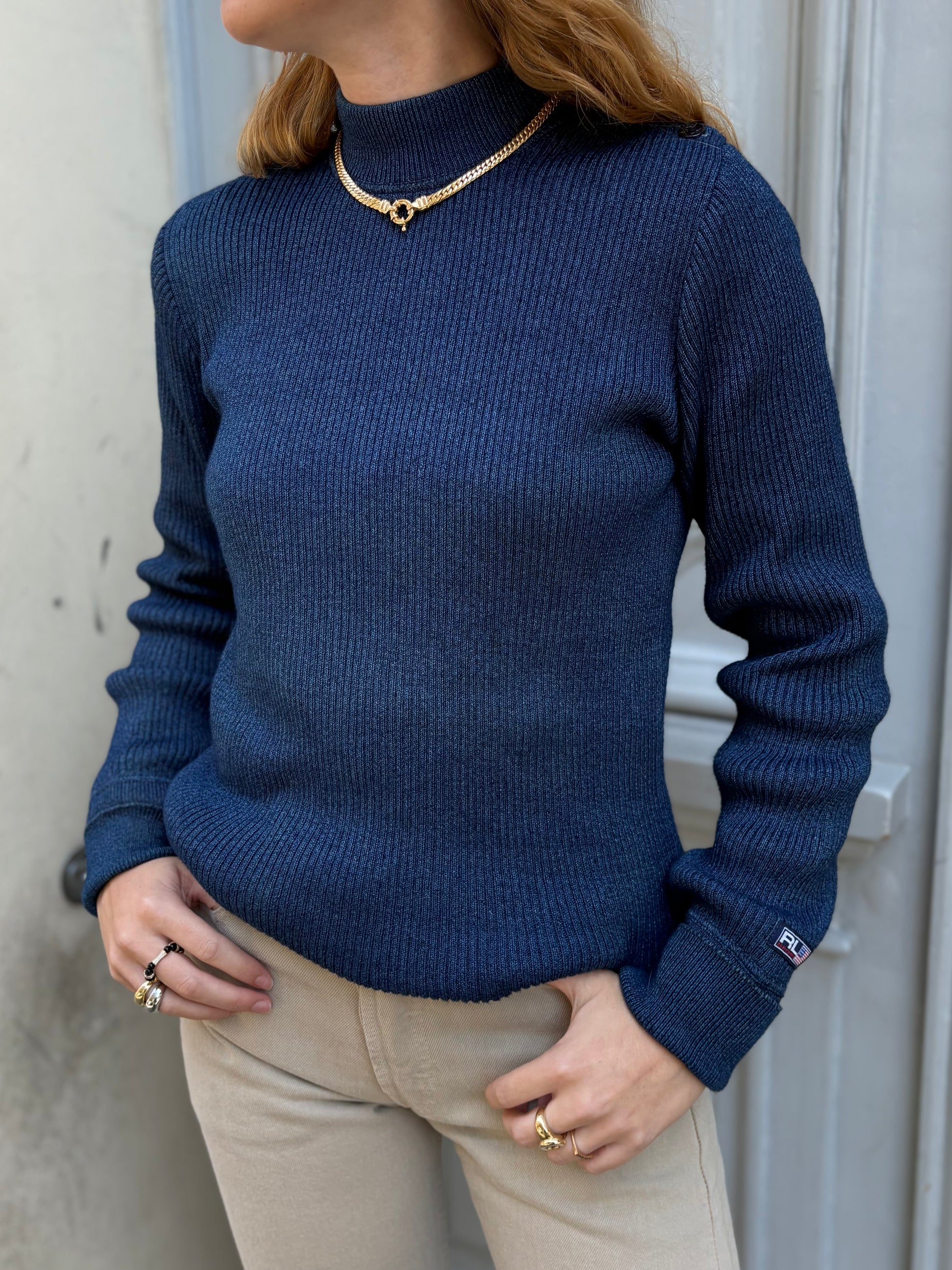 Pull Ralph Lauren bleu marine