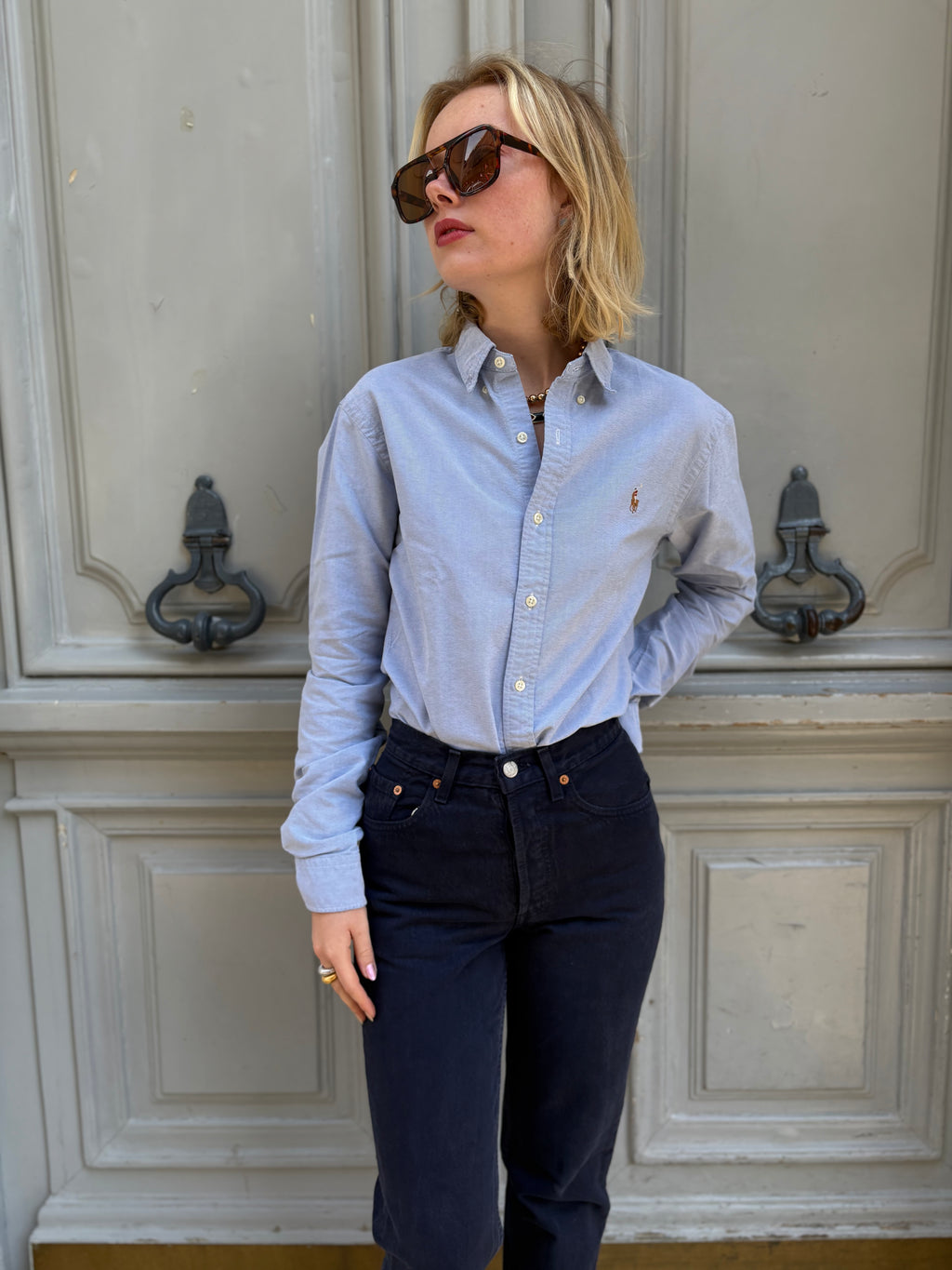 Chemise Ralph Lauren bleue