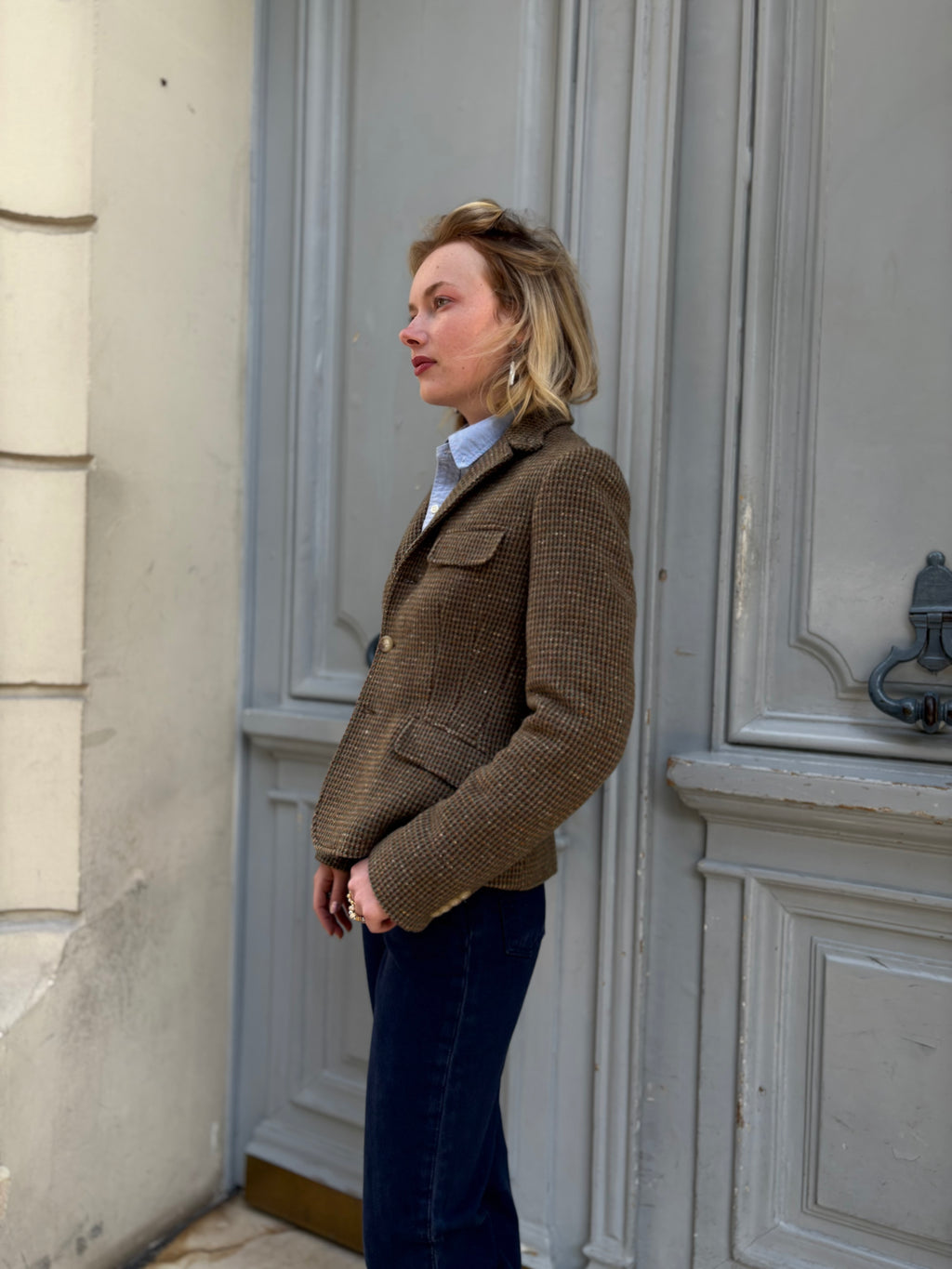 Blazer Ralph Lauren en laine marron