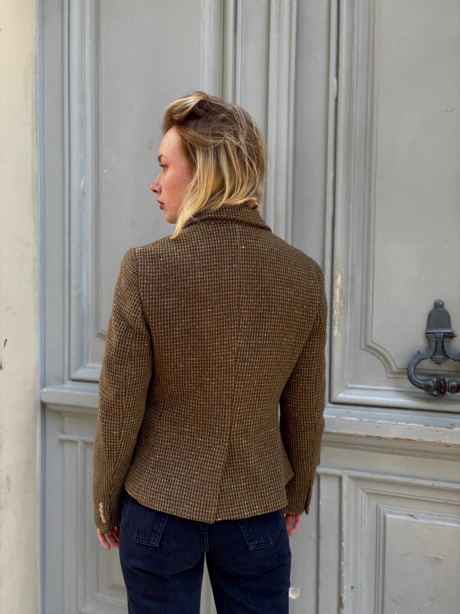 Blazer Ralph Lauren en laine marron