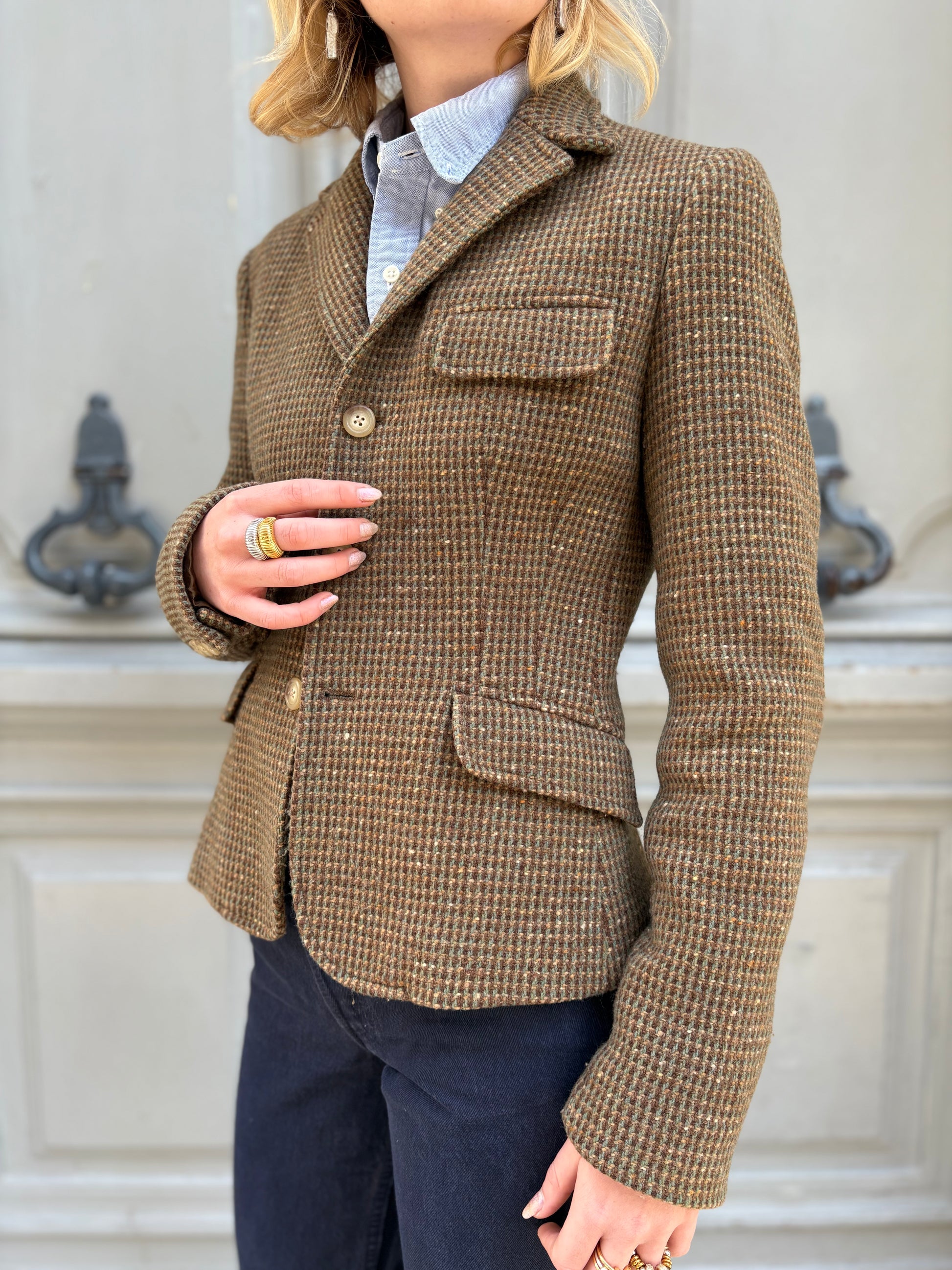 Blazer Ralph Lauren en laine marron