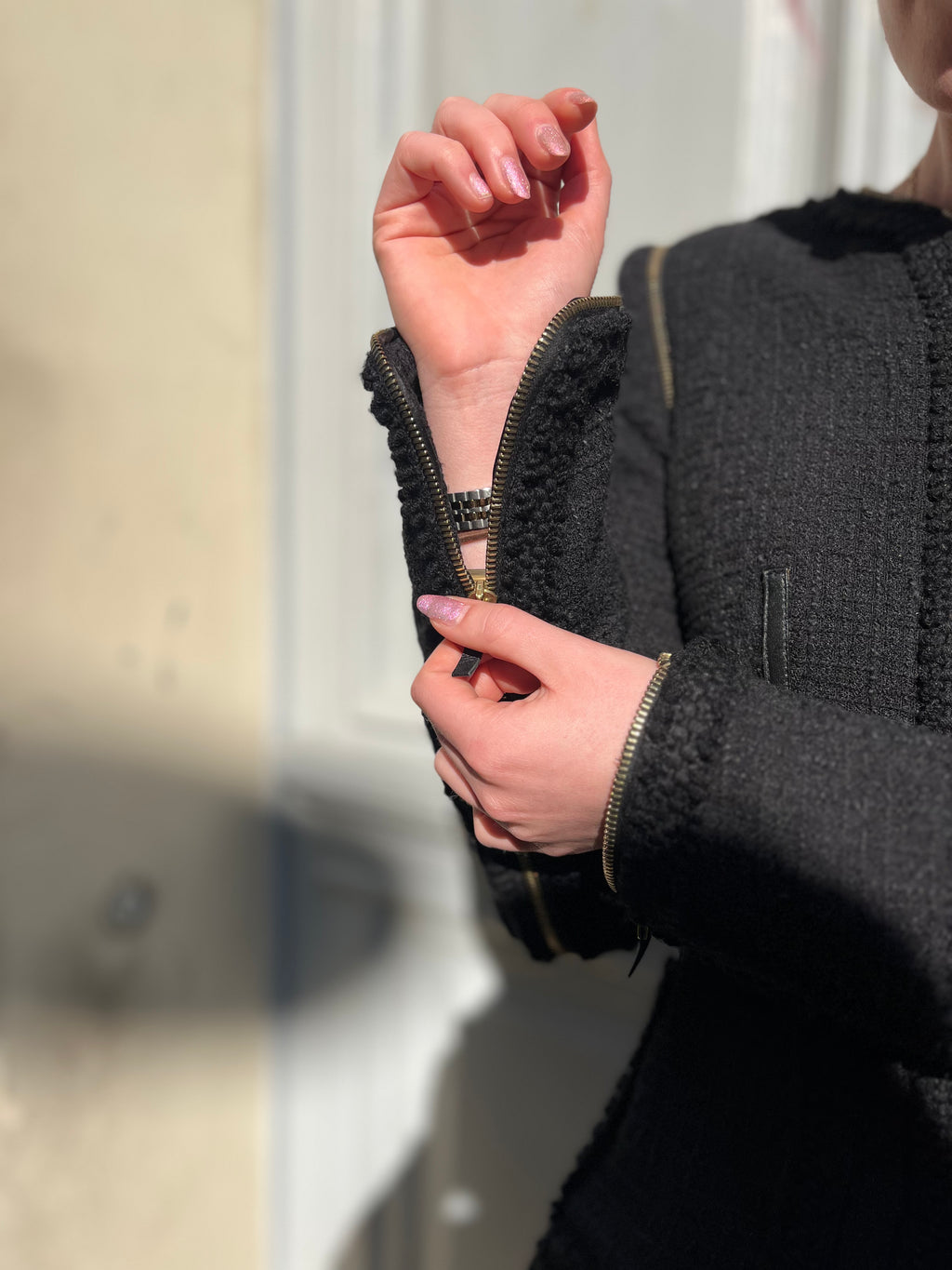 Veste en tweed Alexander Mcqueen