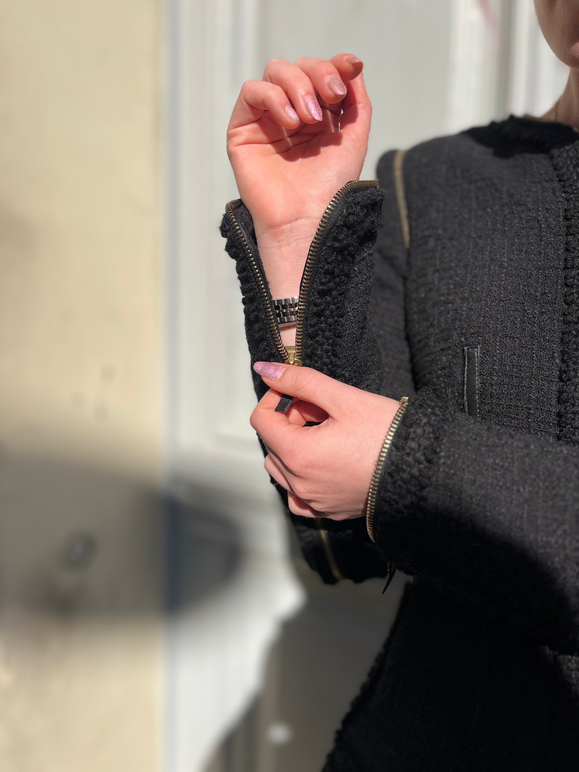 Veste en tweed Alexander Mcqueen