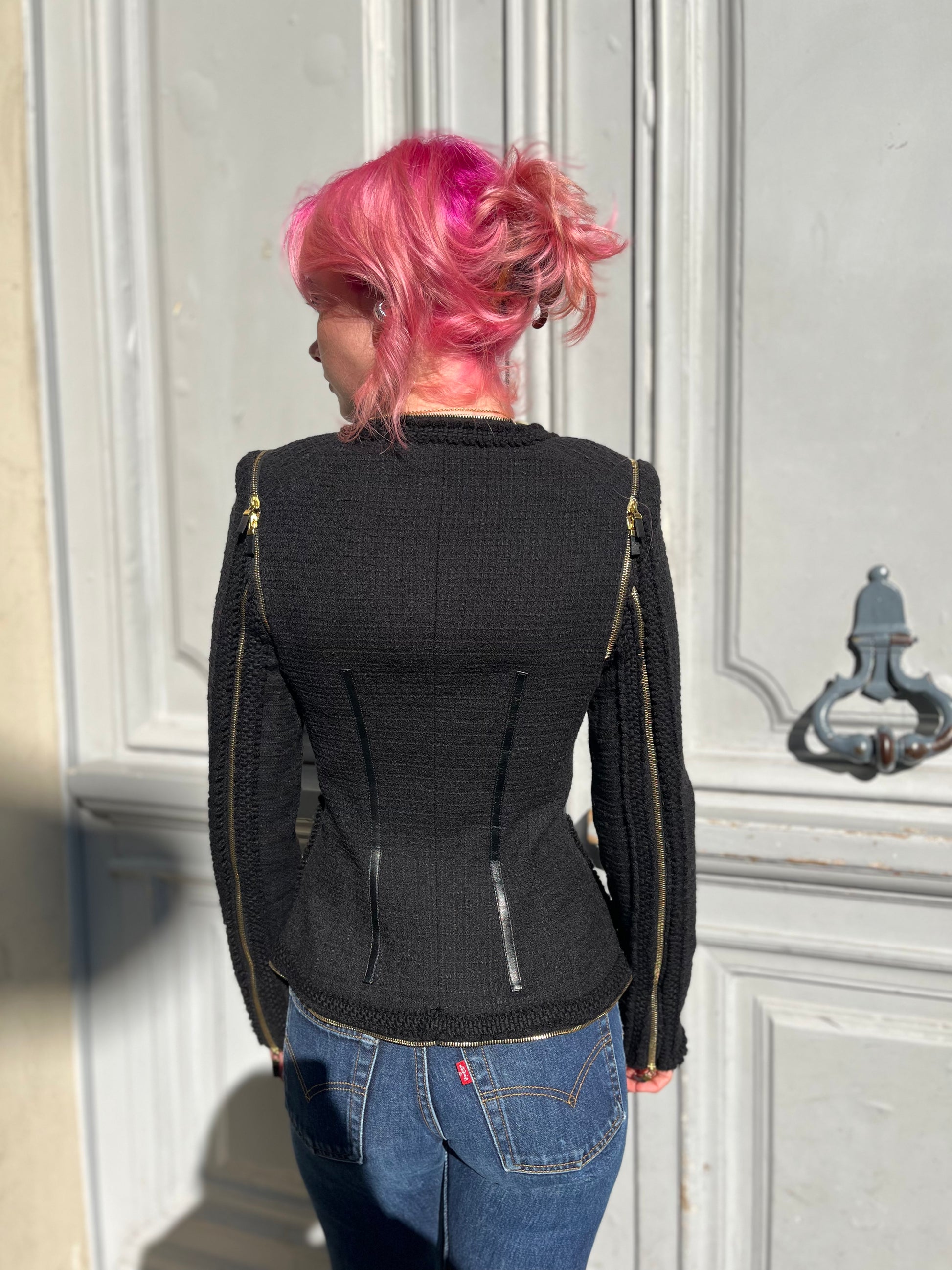 Veste en tweed Alexander Mcqueen