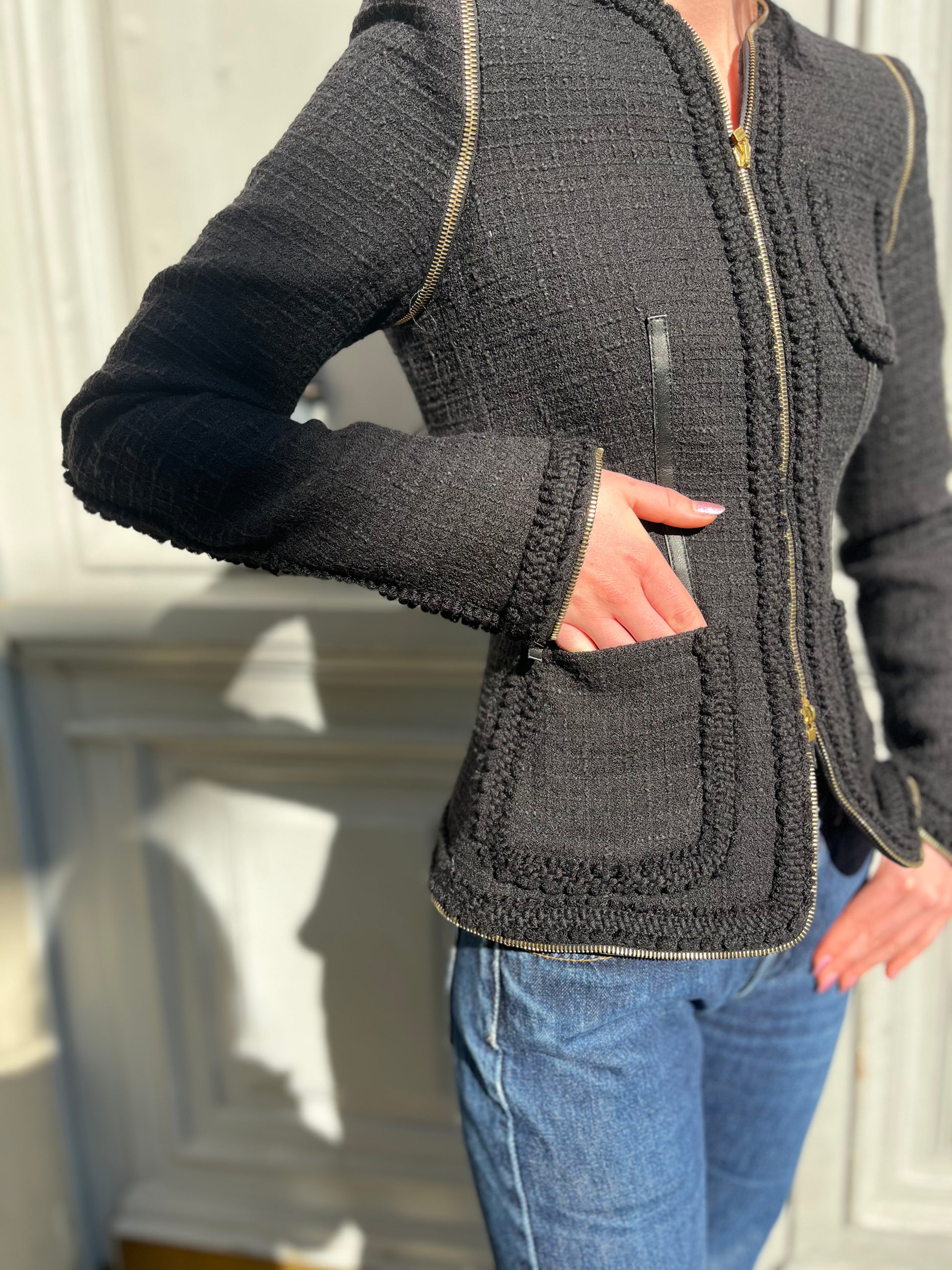 Veste en tweed Alexander Mcqueen