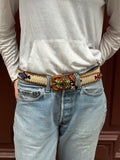 Ceinture colombienne artisanale crème