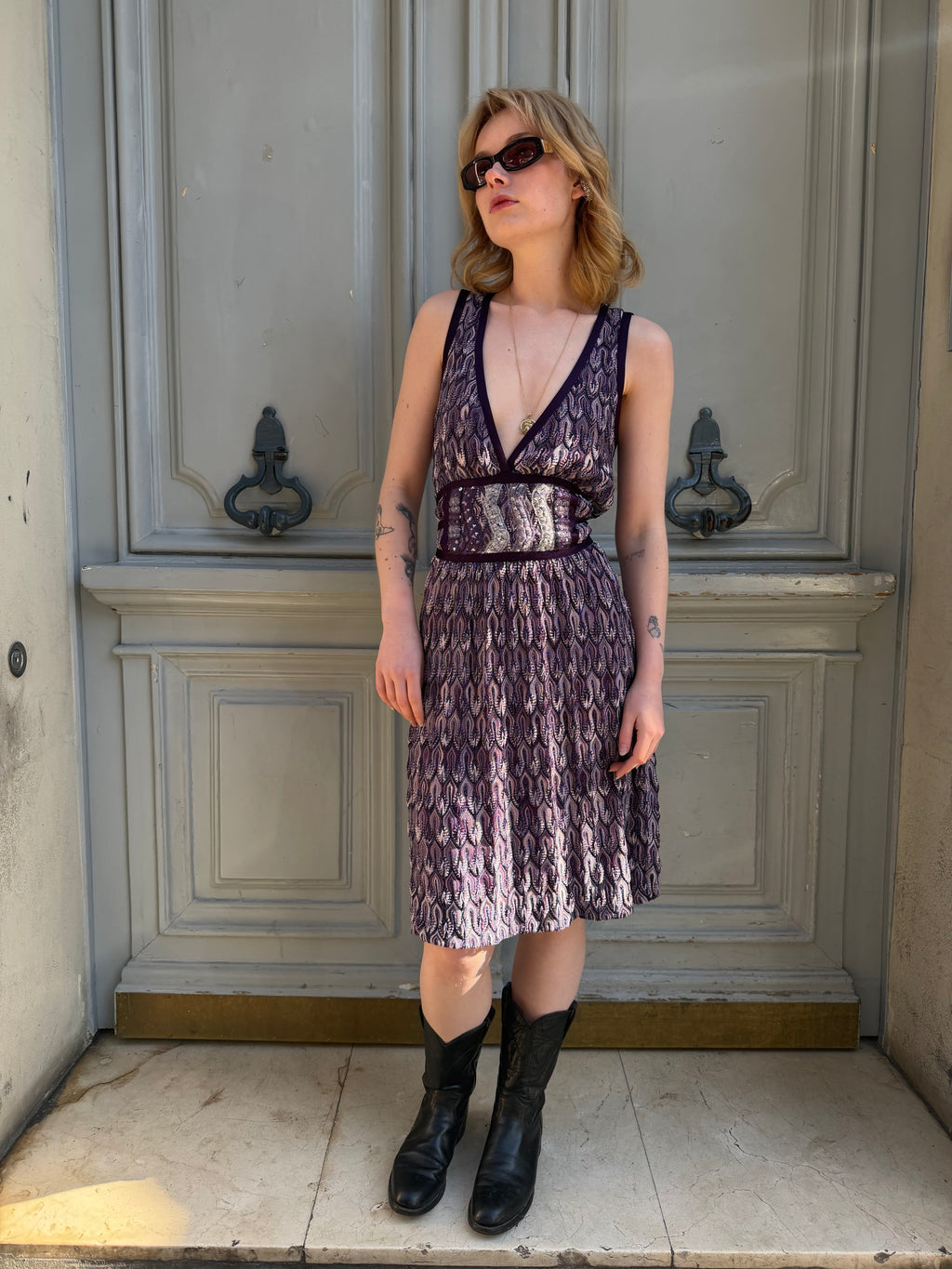 Robe Missoni violette