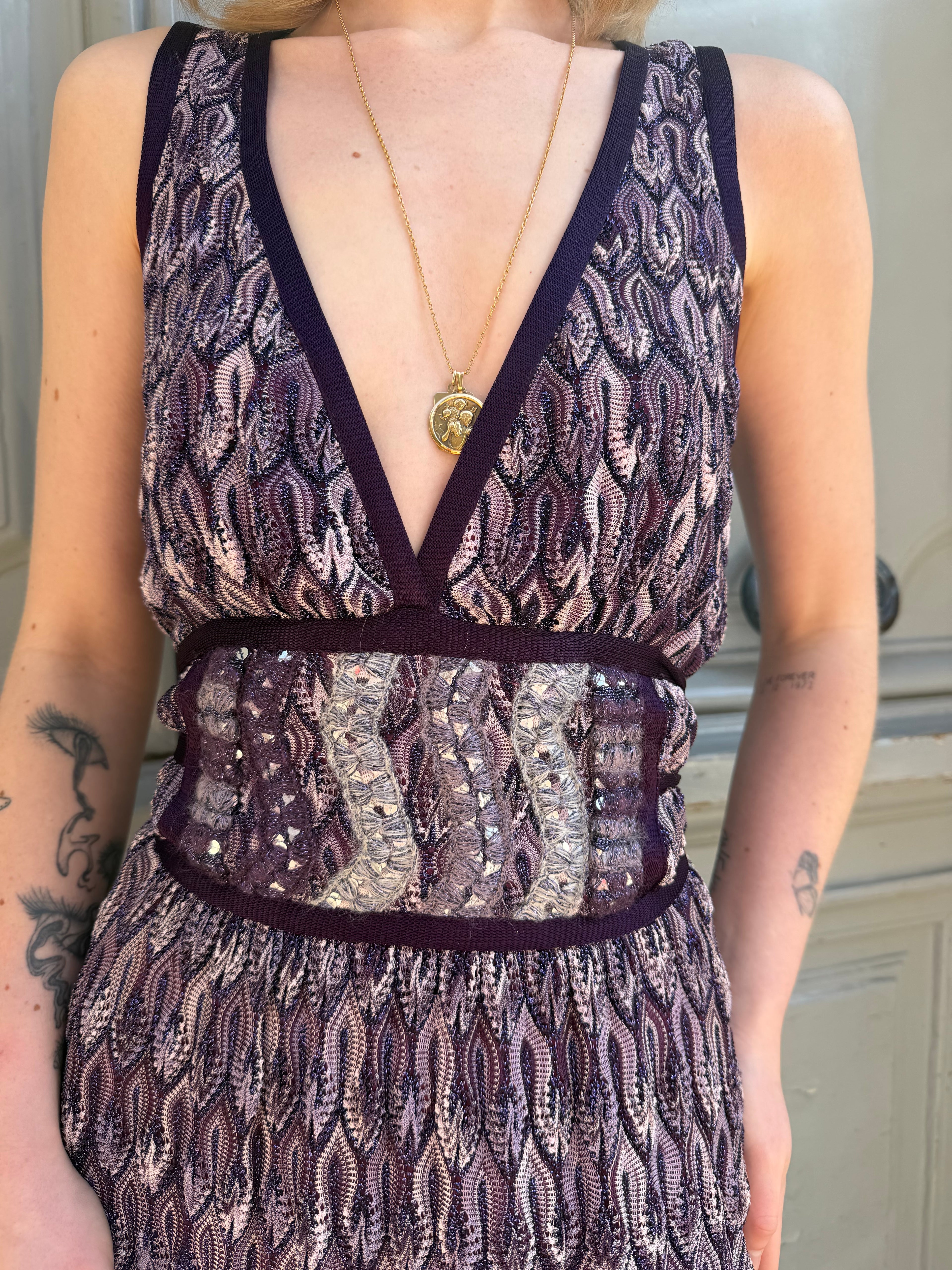 Robe Missoni violette
