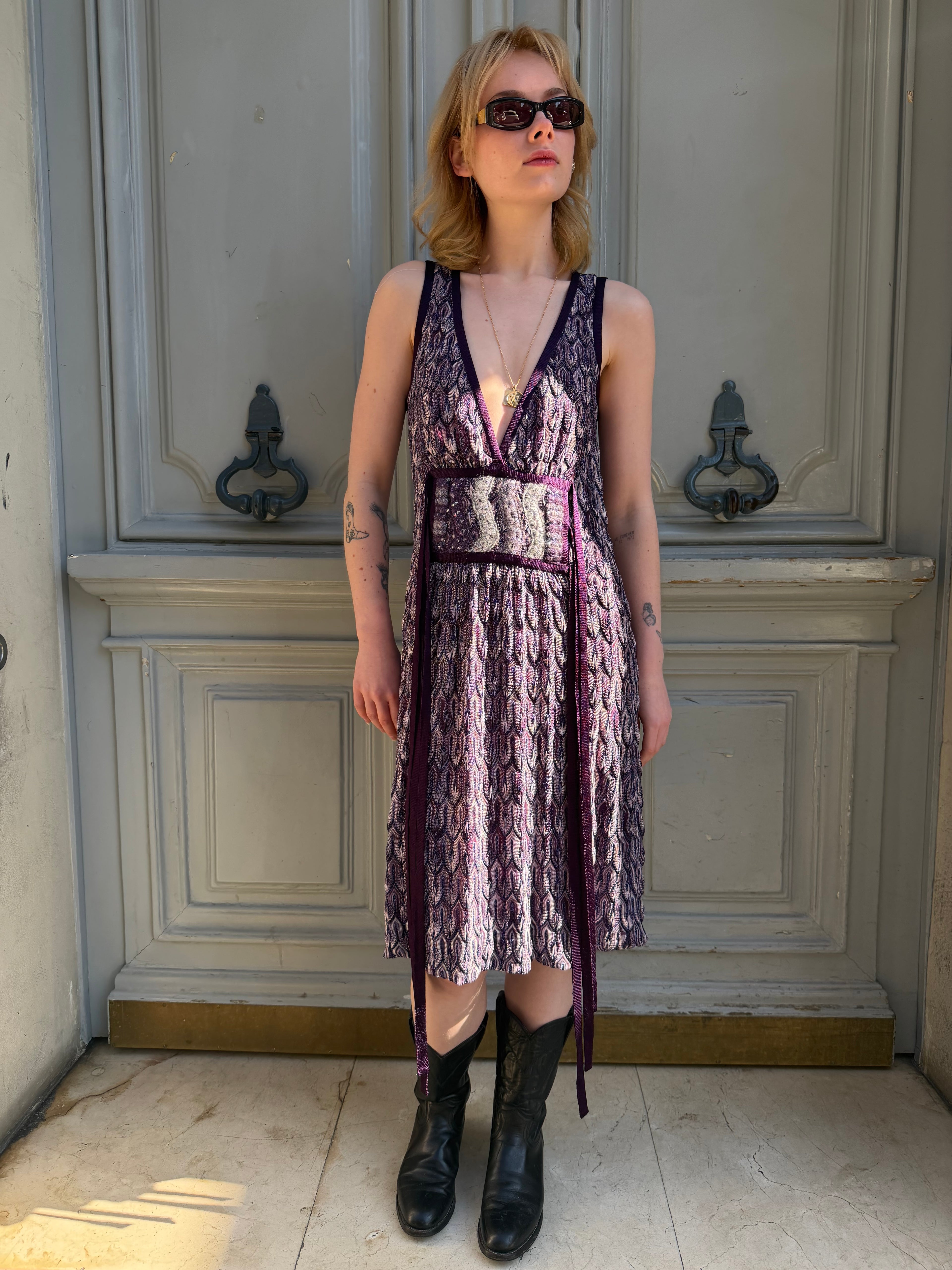 Robe Missoni violette