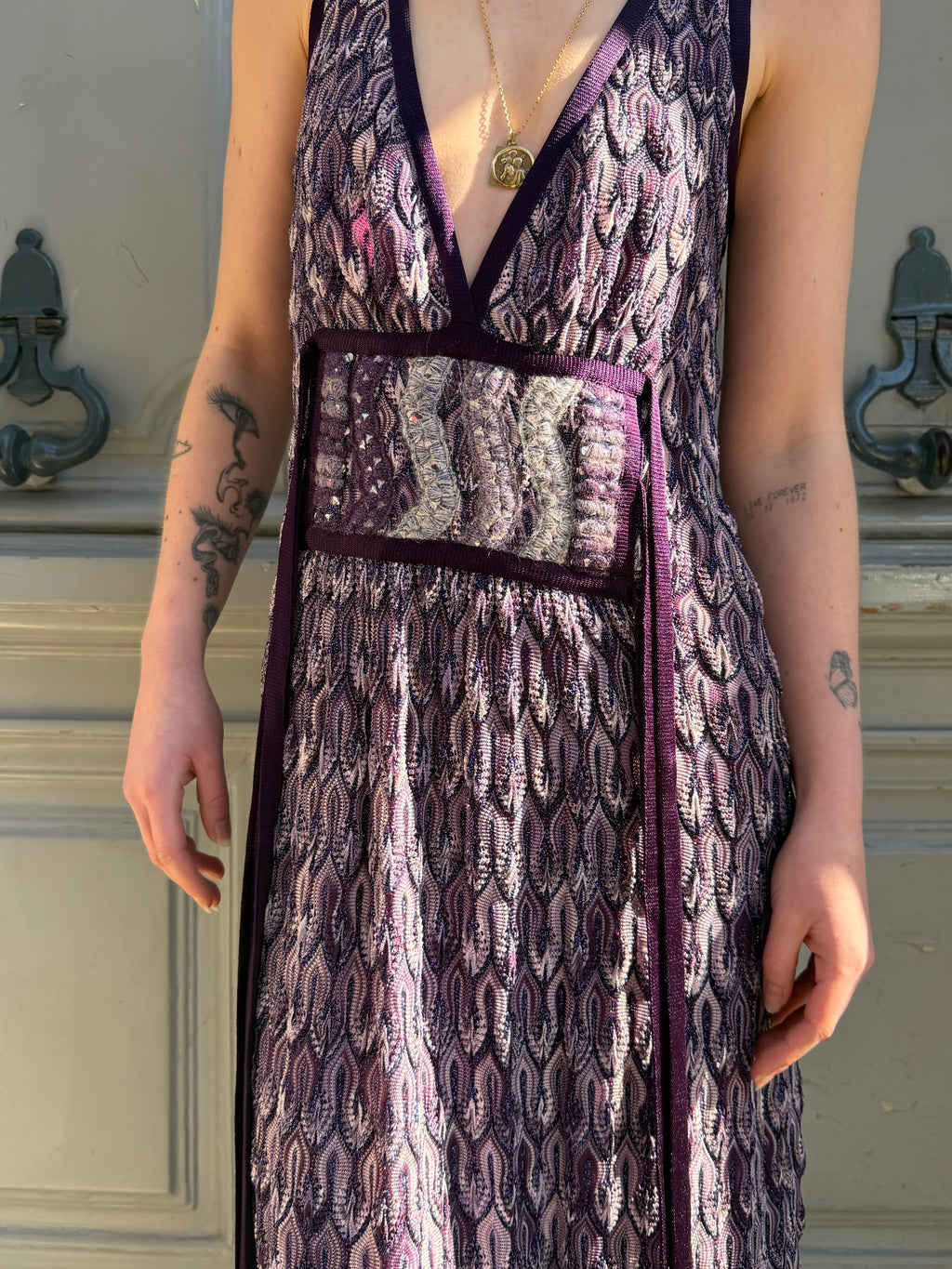 Robe Missoni violette