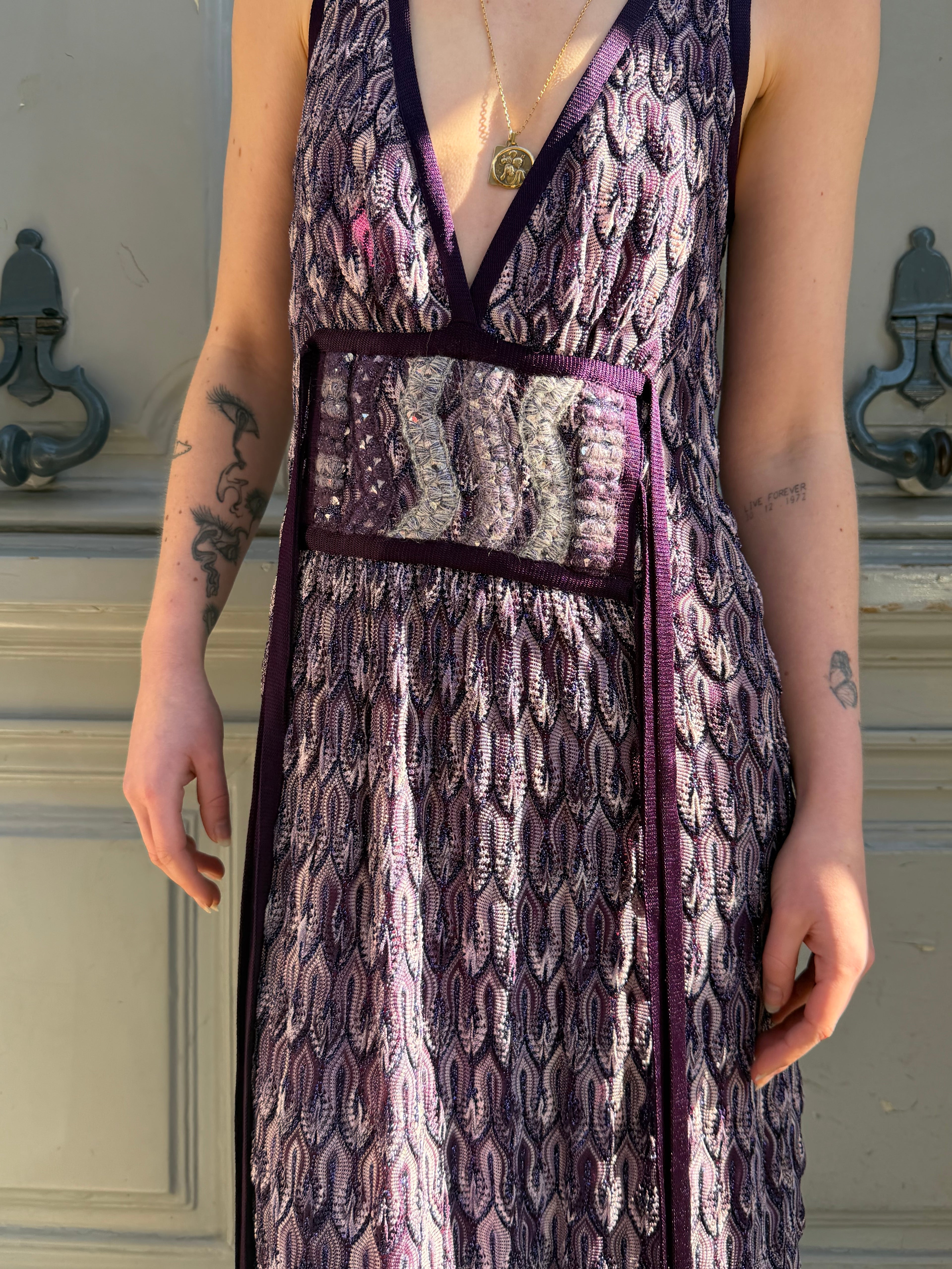 Robe Missoni violette