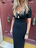 Robe longue en cachemire