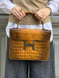 Sac vintage en alligator