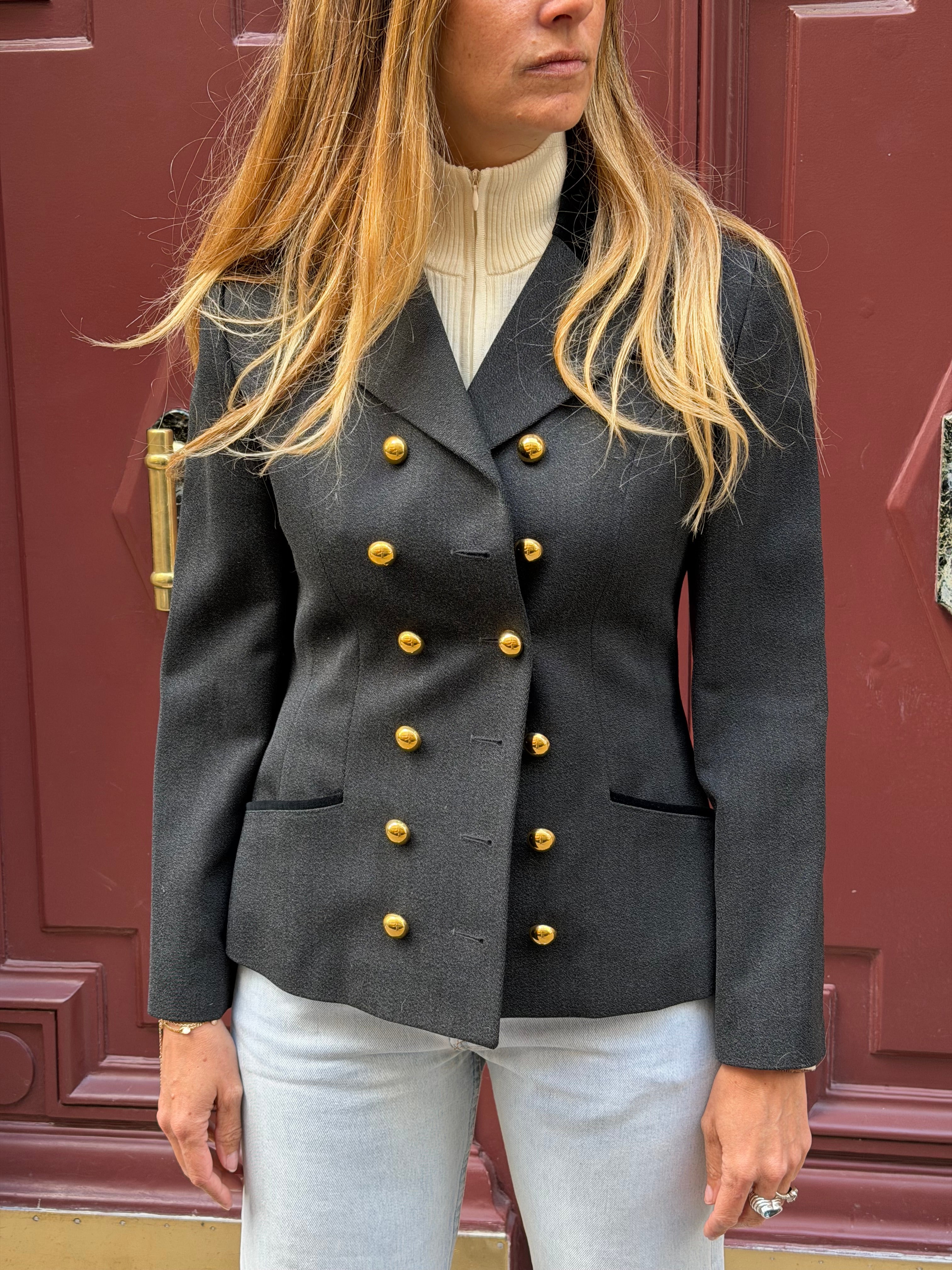 Blazer vintage noir Daniel Hechter