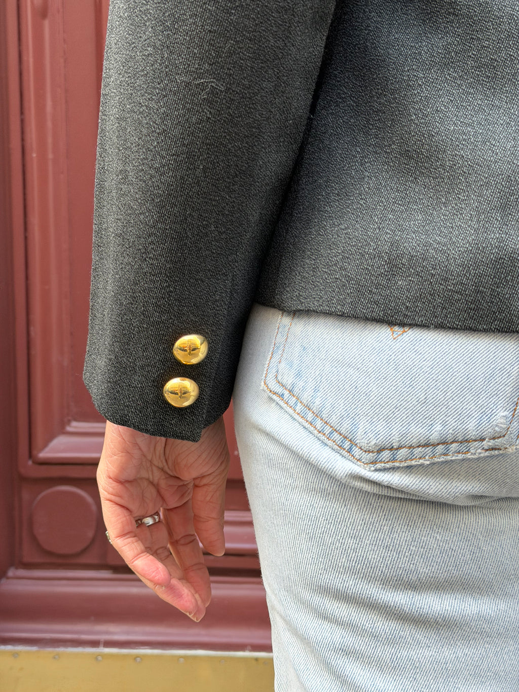Blazer vintage noir Daniel Hechter