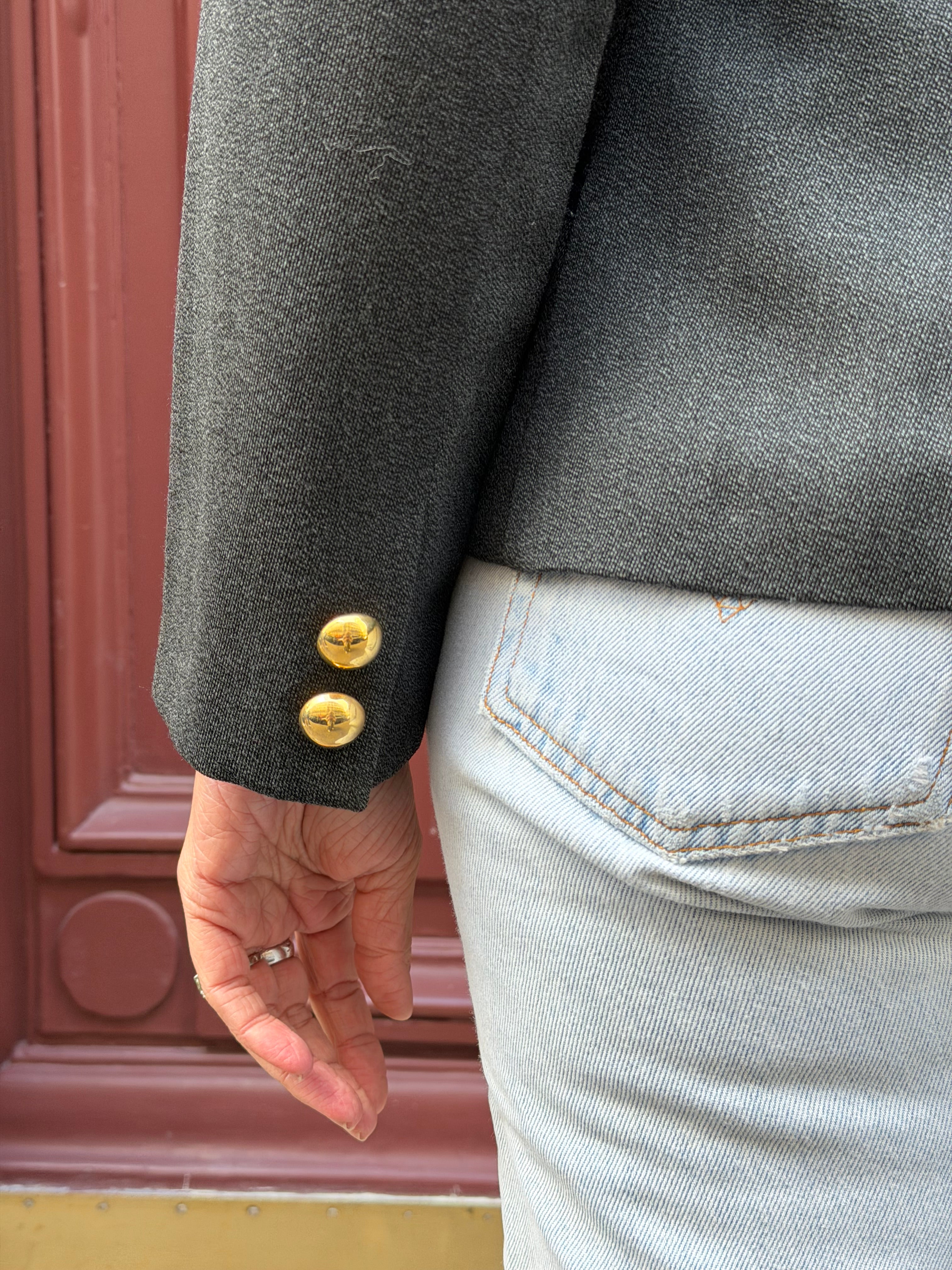 Blazer vintage noir Daniel Hechter