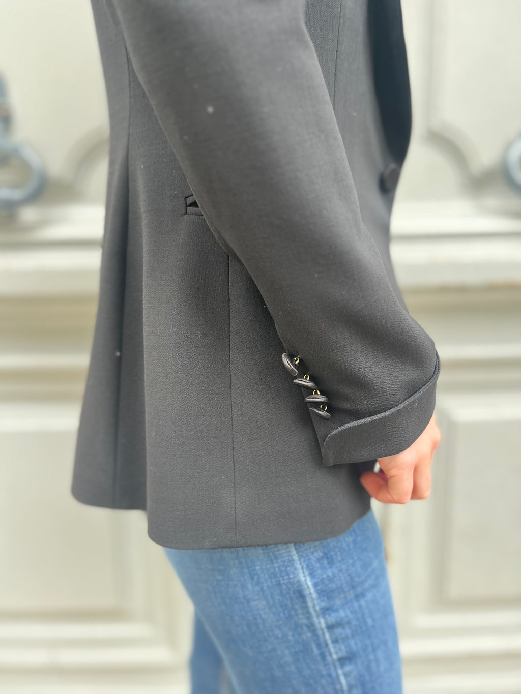 Blazer Ralph Lauren Purple en laine noire