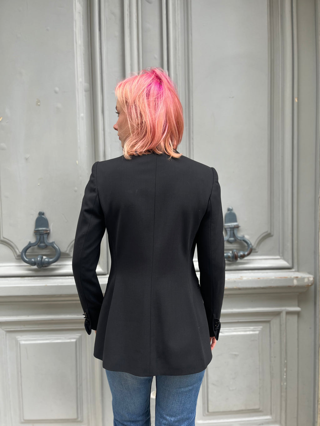 Blazer Ralph Lauren Purple en laine noire