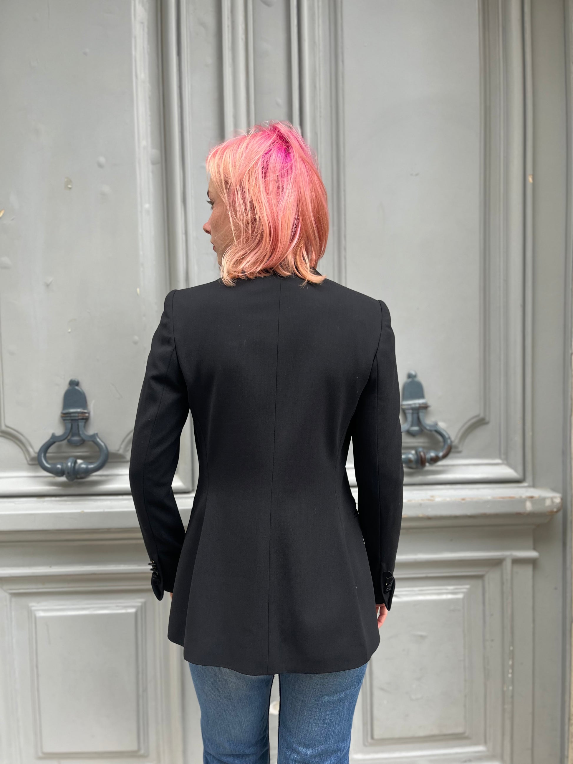 Blazer Ralph Lauren Purple en laine noire