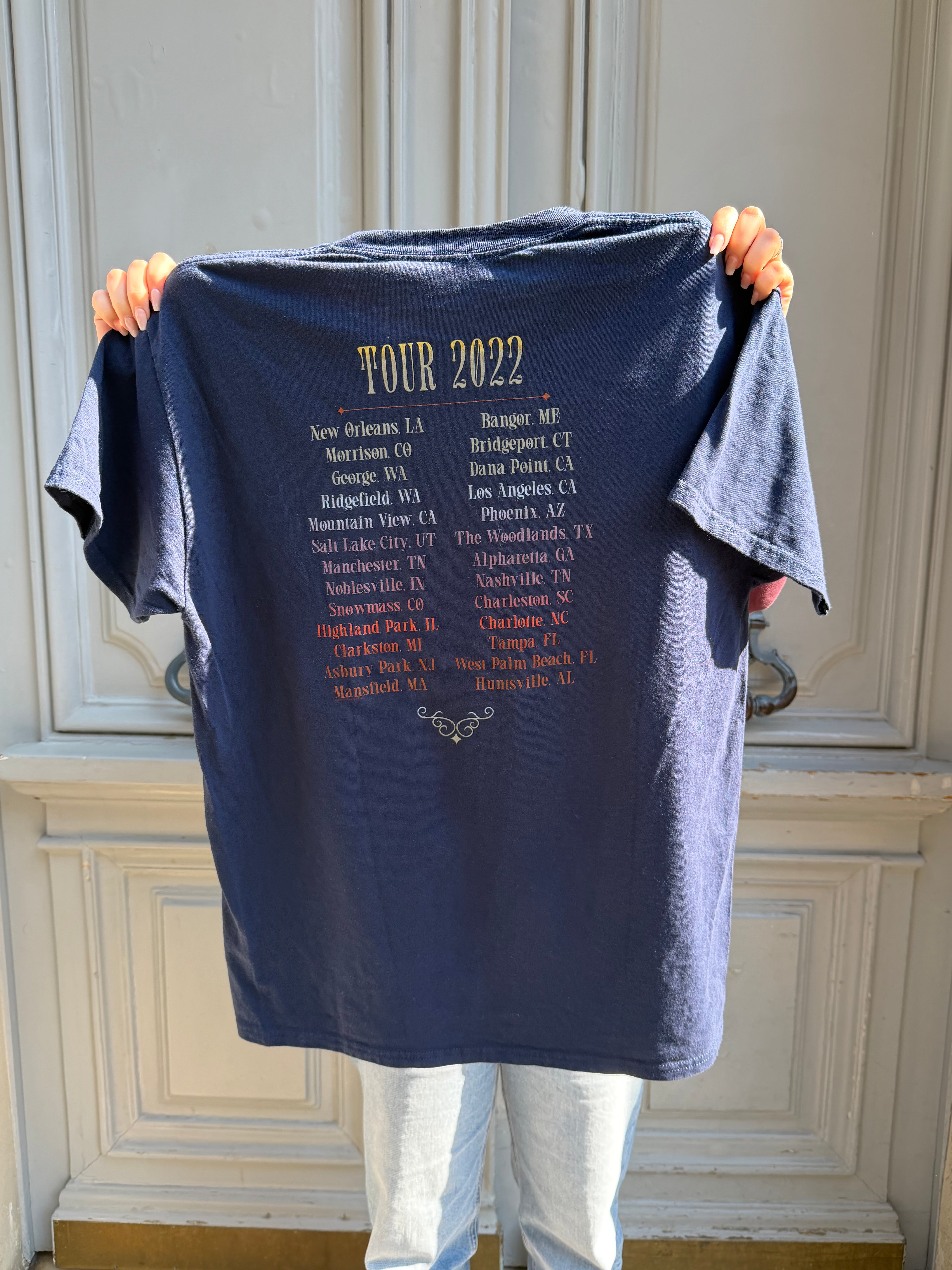T-shirt bleu Sturie Nicks