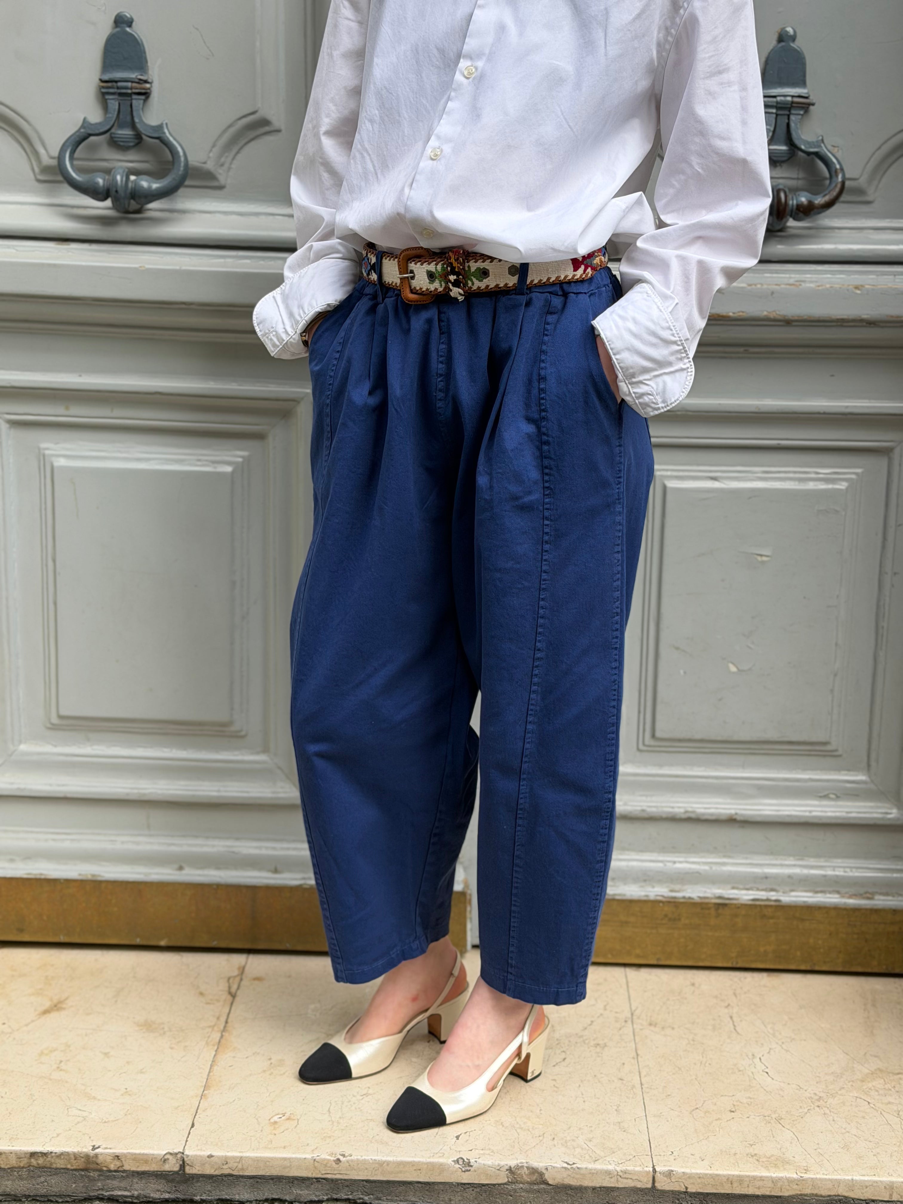 Pantalon bleu marine