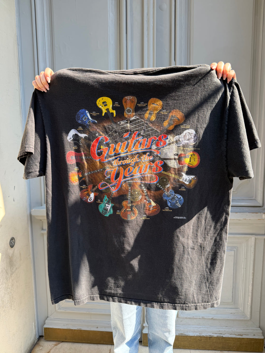 T-shirt noir Guitars
