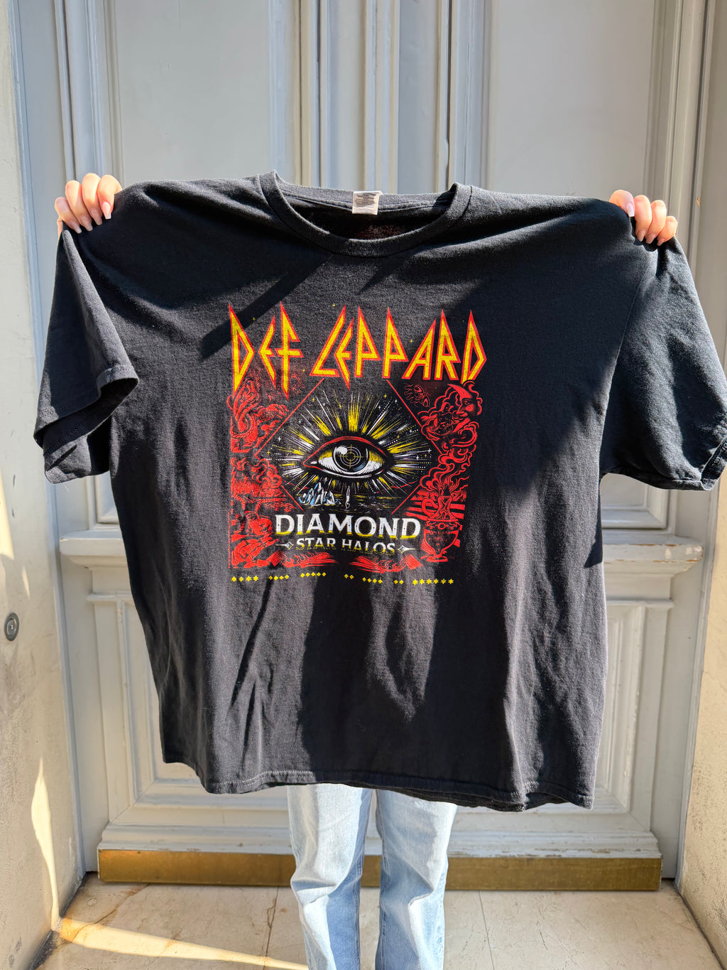 T-shirt noir Def Leppard