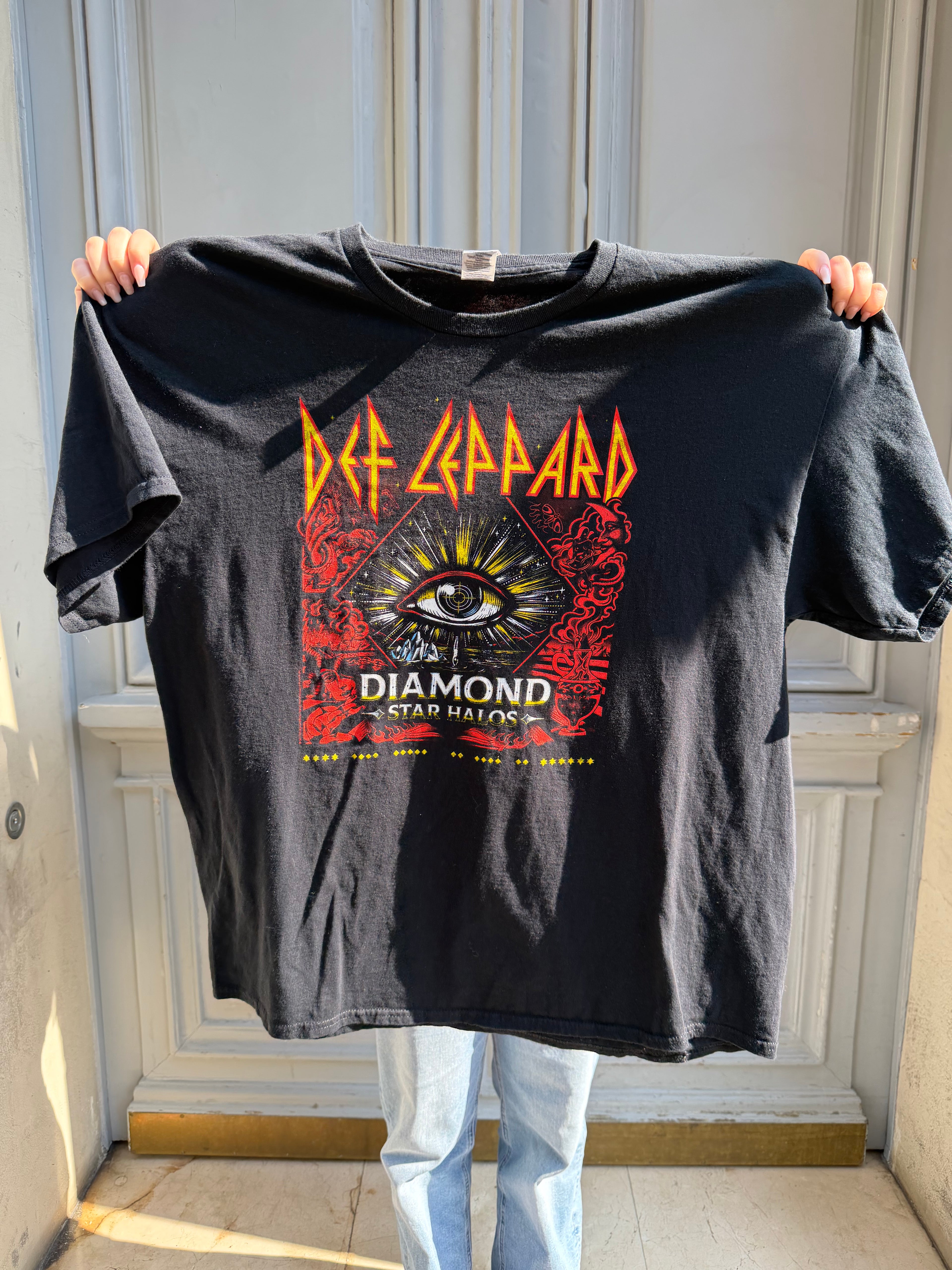 T-shirt noir Def Leppard
