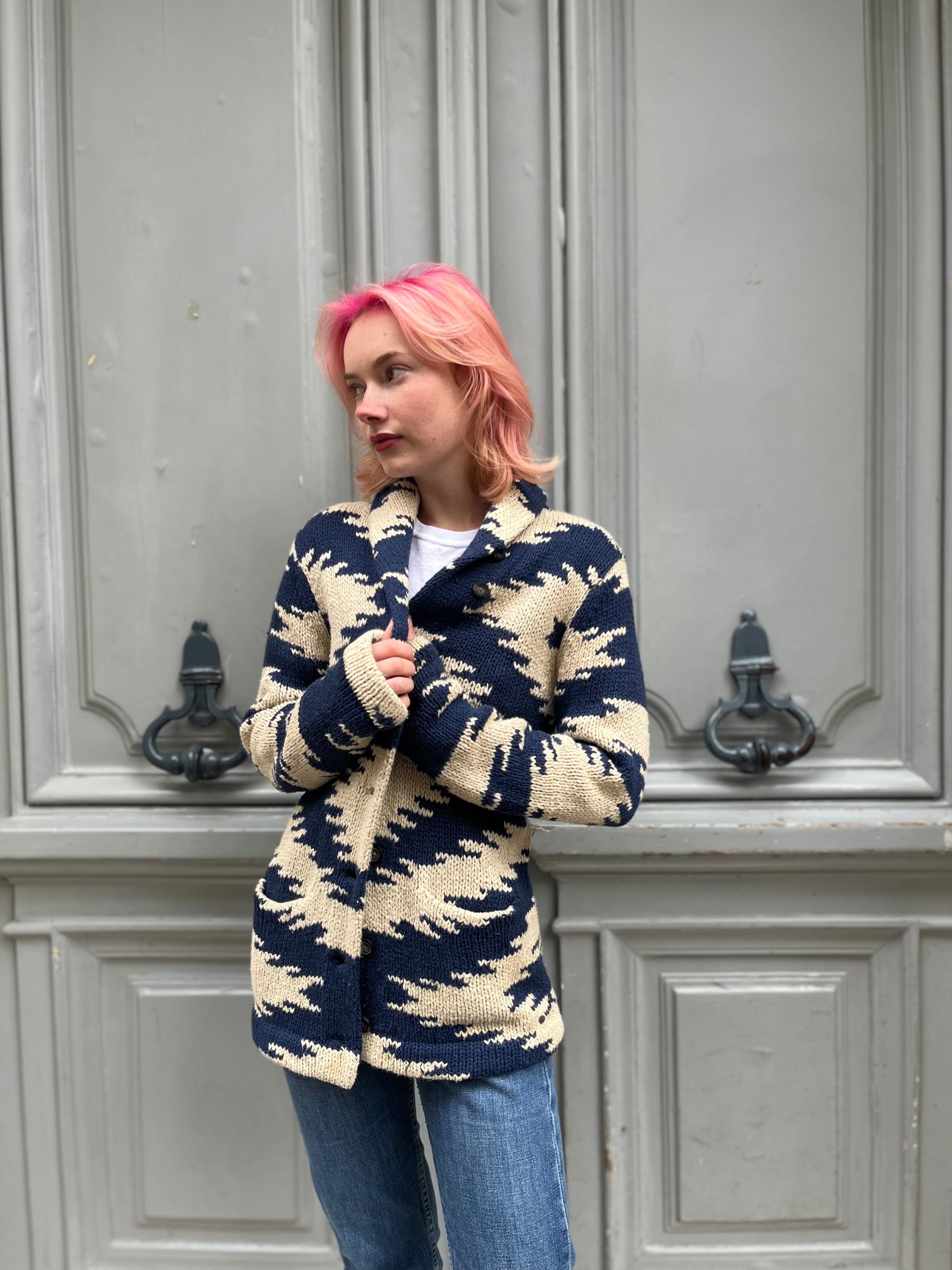 Gilet Ralph Lauren en maille navajo