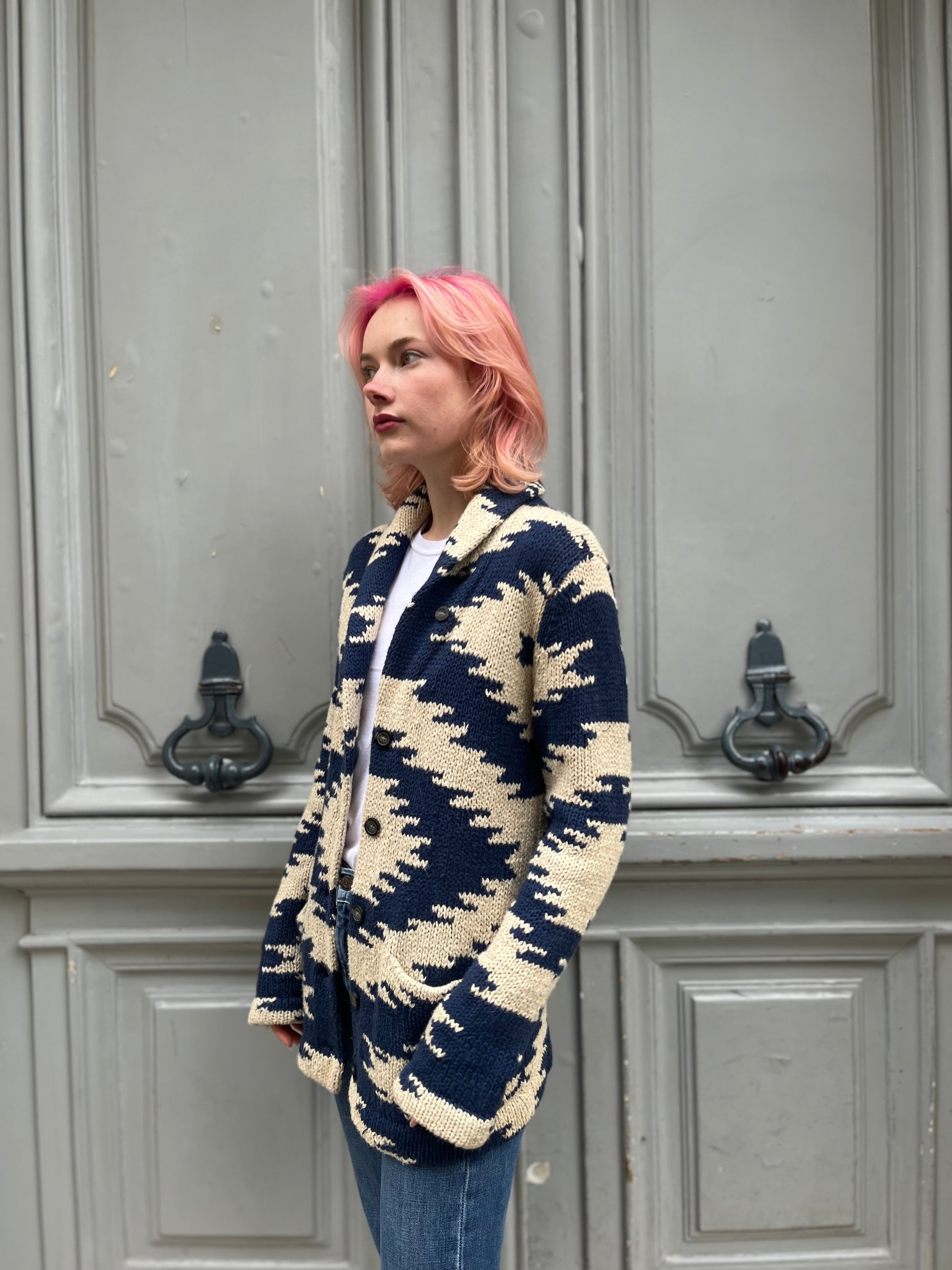 Gilet Ralph Lauren en maille navajo